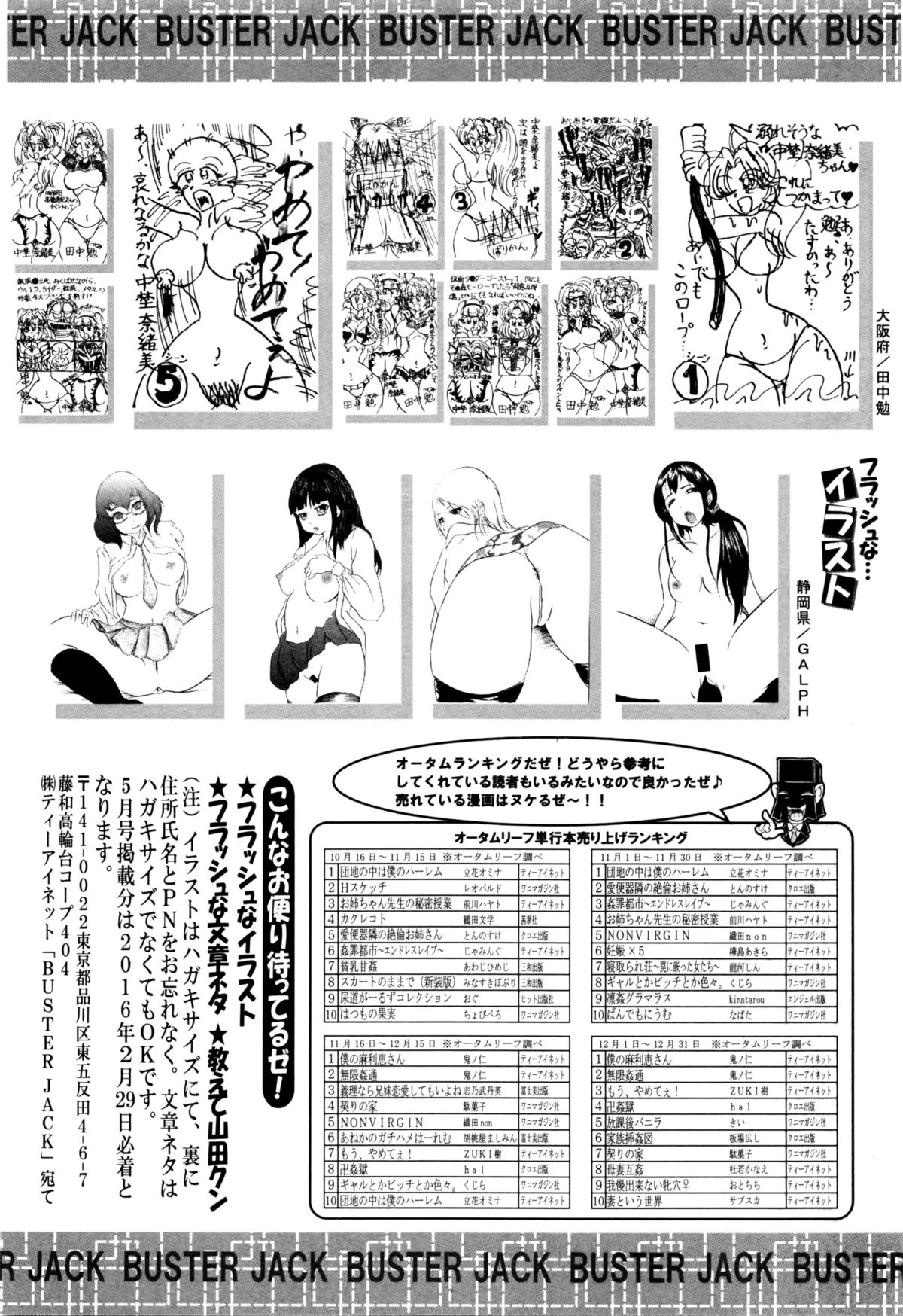 BUSTER COMIC 2016年3月号