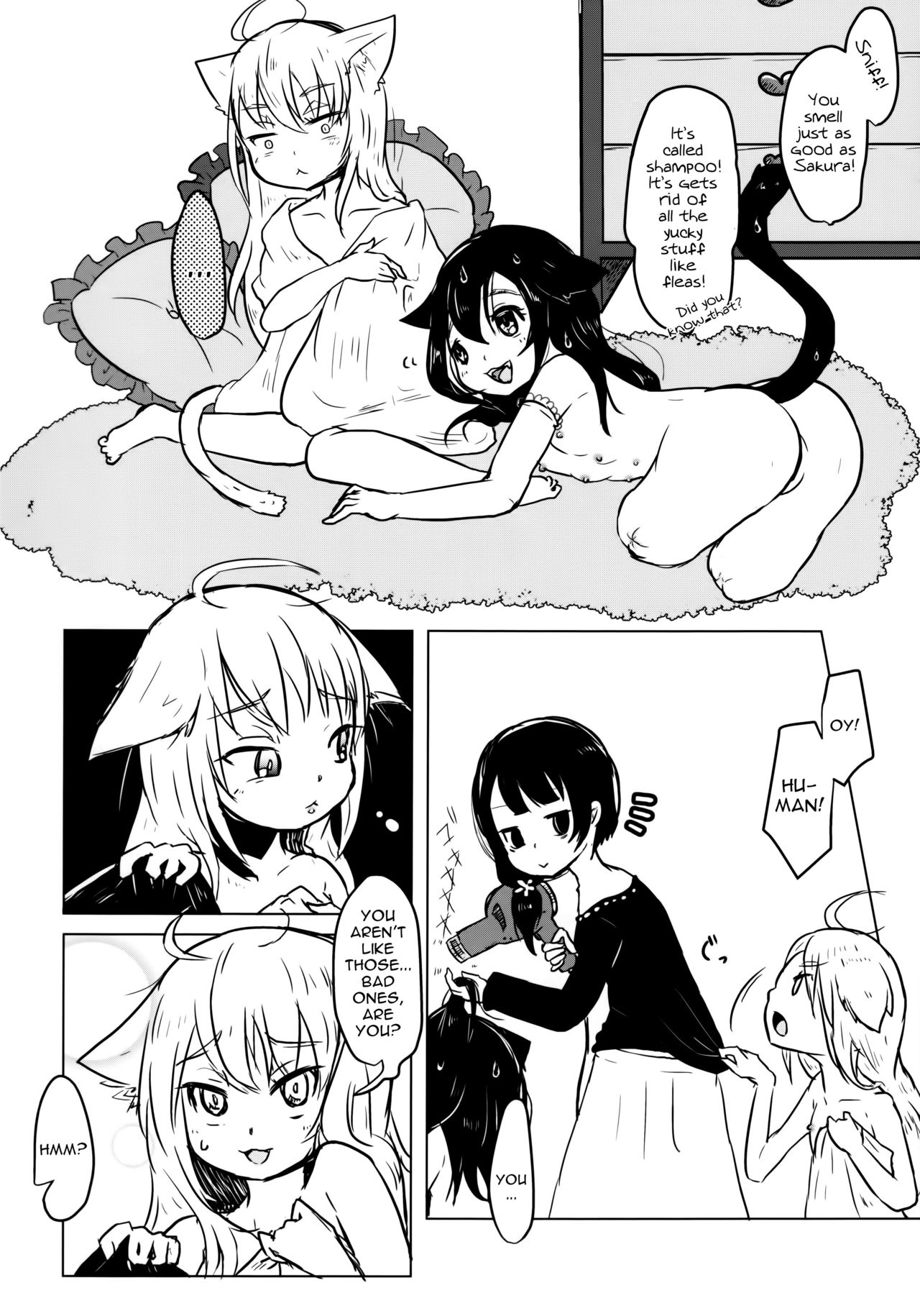 (ABnormal Comic Day! 2) [電脳ちょこれーと (AwA)] 猫缶！召しませ [英訳]