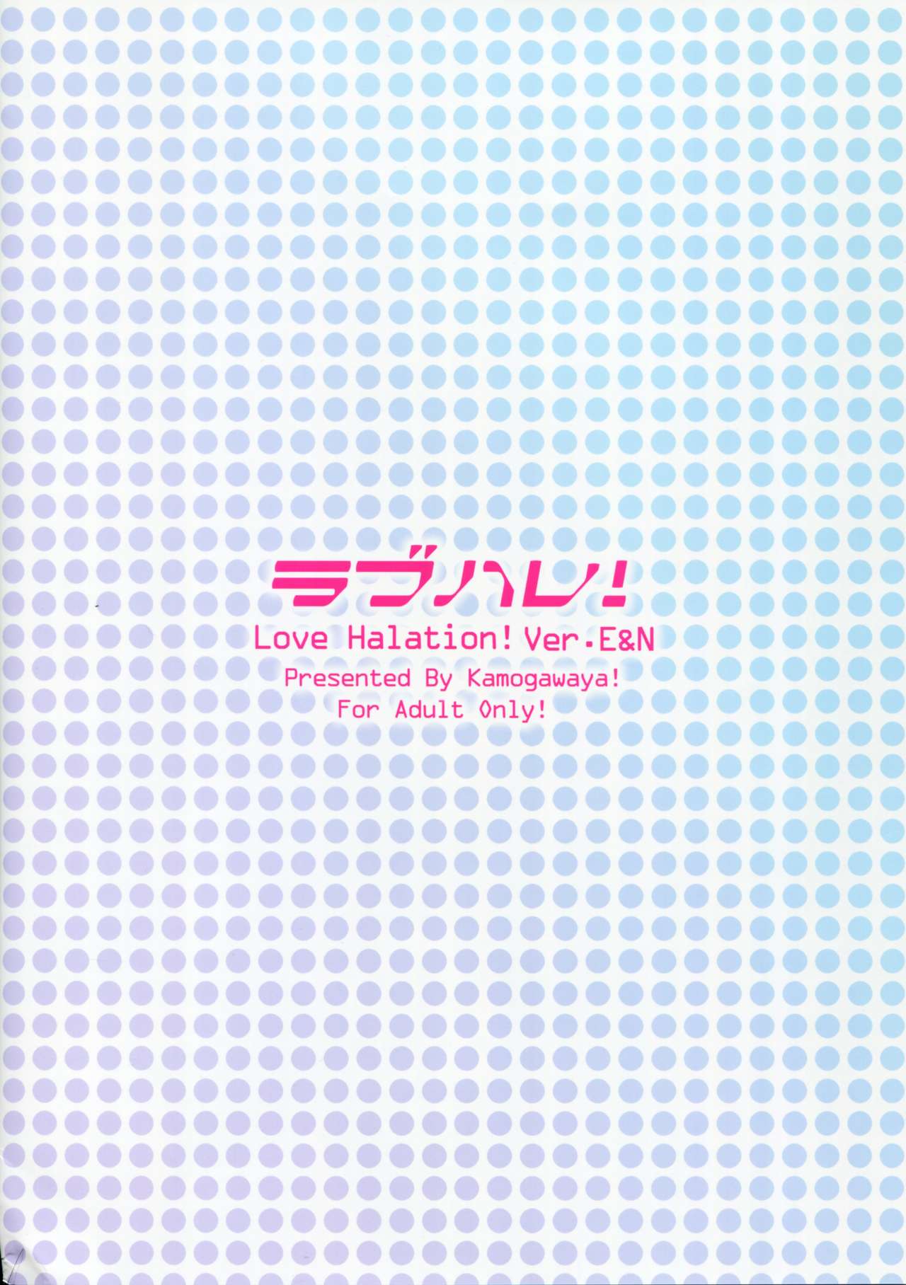 (C90) [鴨川屋 (鴨川たぬき)] ラブハレ! ver.E&N (ラブライブ!)