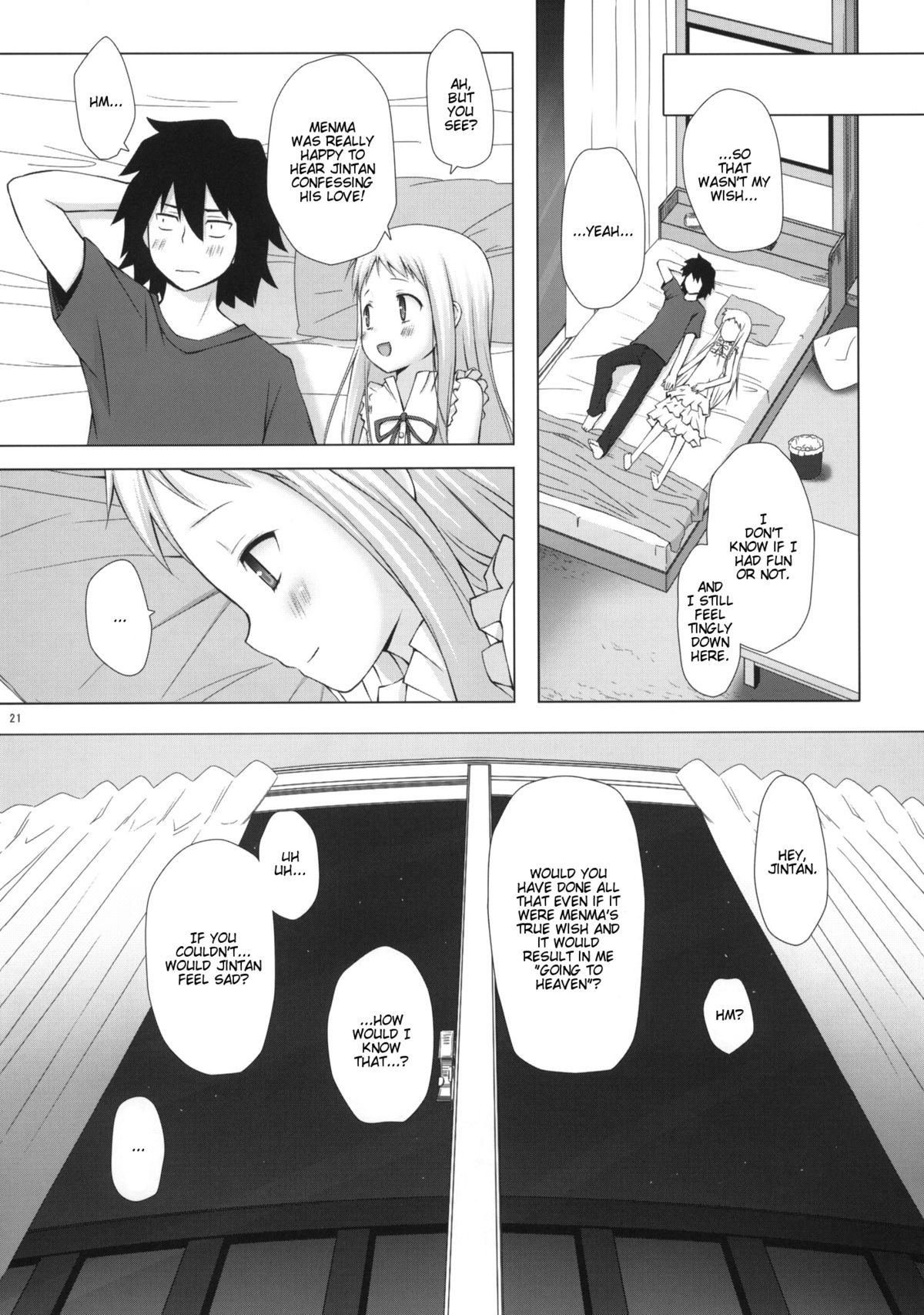 (C80) [ノラネコノタマ (雪野みなと)] ドウカシテルミタイ (あの日見た花の名前を僕達はまだ知らない) [英訳]