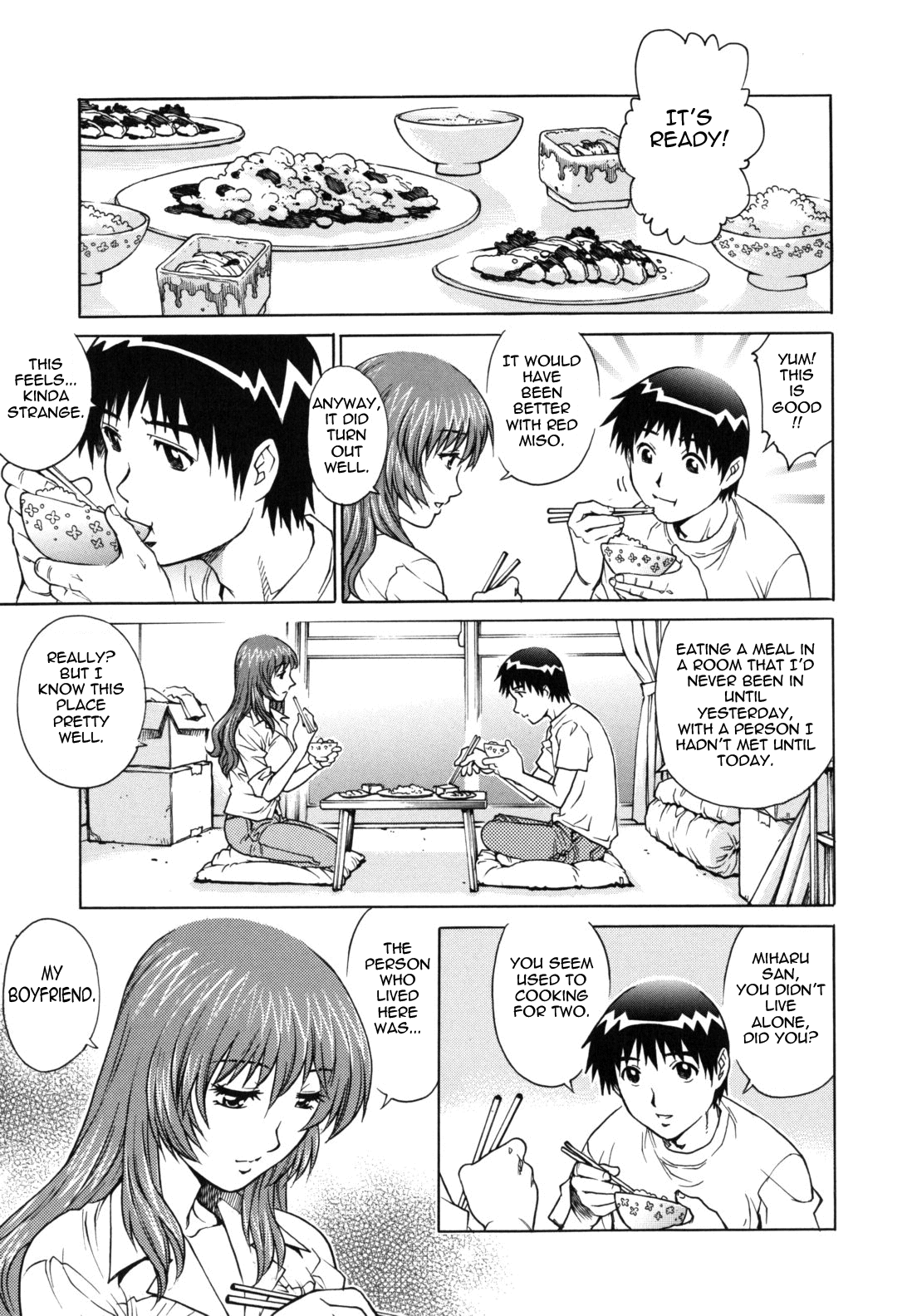 [やながわ理央] LOVEてぃっしゅ 第1-3話 [英訳]