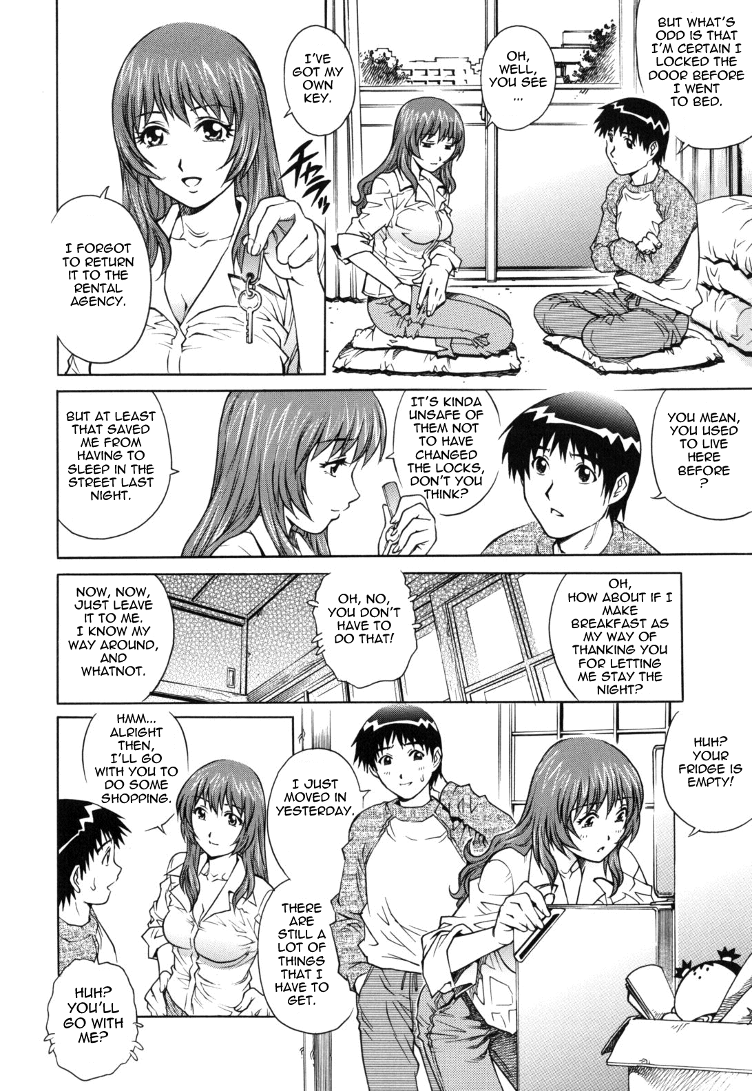 [やながわ理央] LOVEてぃっしゅ 第1-3話 [英訳]