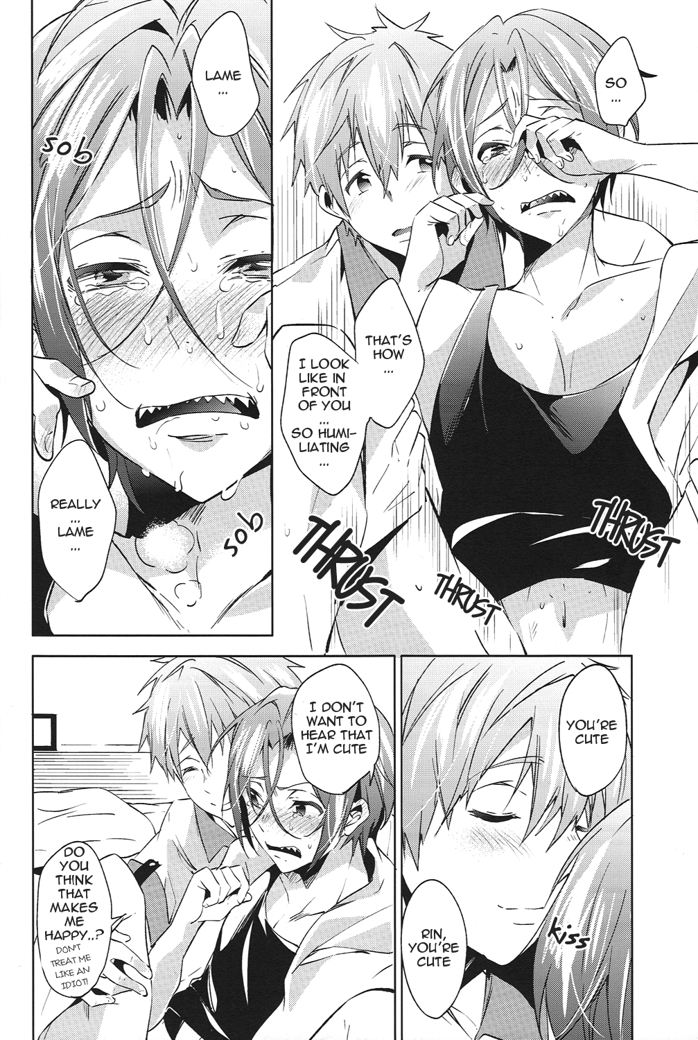(恋愛ジョーズ) [あめりかん☆ろっく (コタロー)] ラブアフェア (Free!) [英訳]