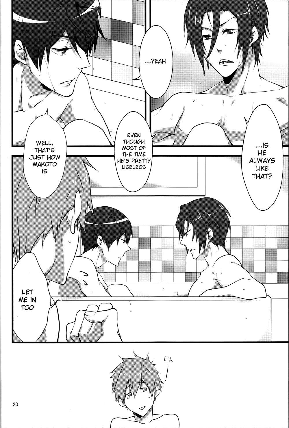 [暁光 (夜貴りお)] HAPPY DAY? (Free!) [英訳]