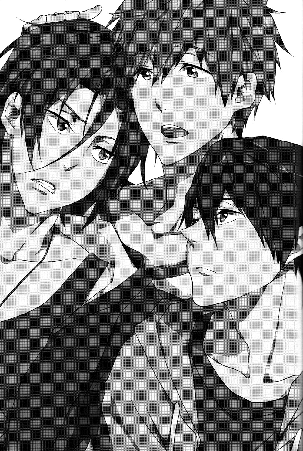 [暁光 (夜貴りお)] HAPPY DAY? (Free!) [英訳]