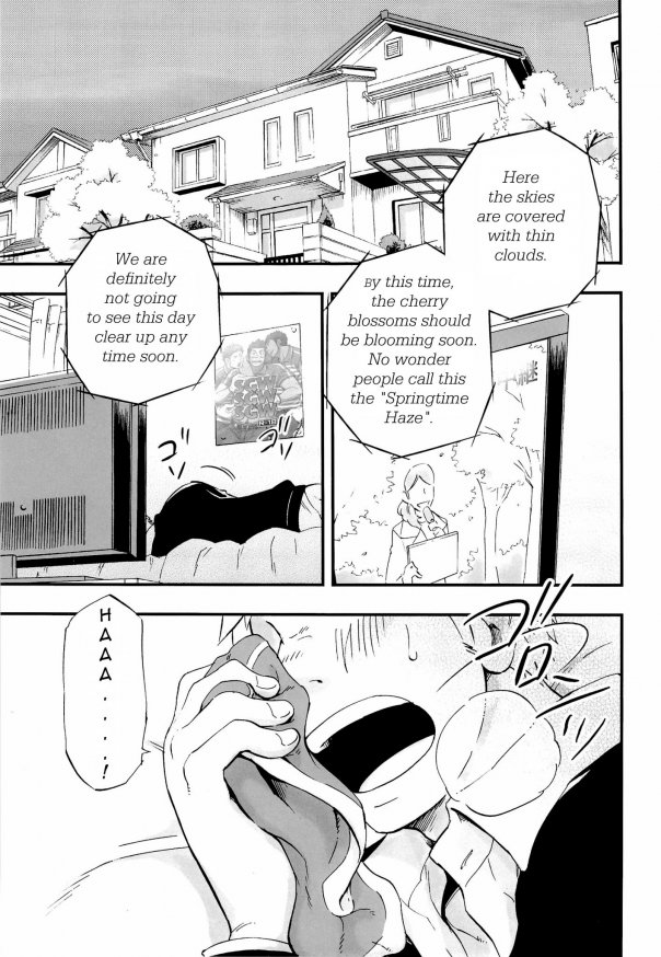 男の心と春の天気（英語）-D-RAW2による