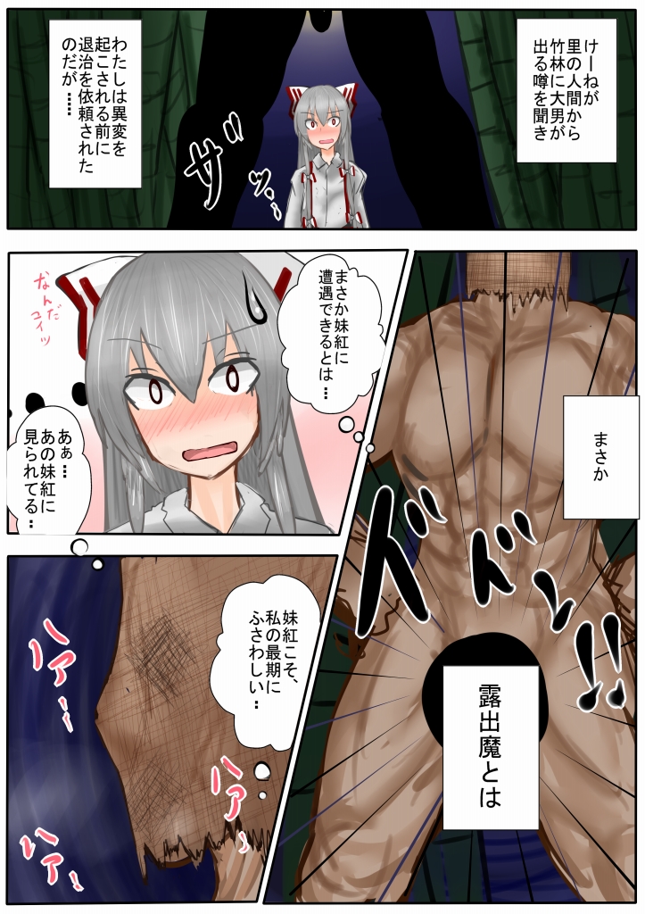 [補講機械] 妹紅くんがホモに犯されるマンガ (東方Project)