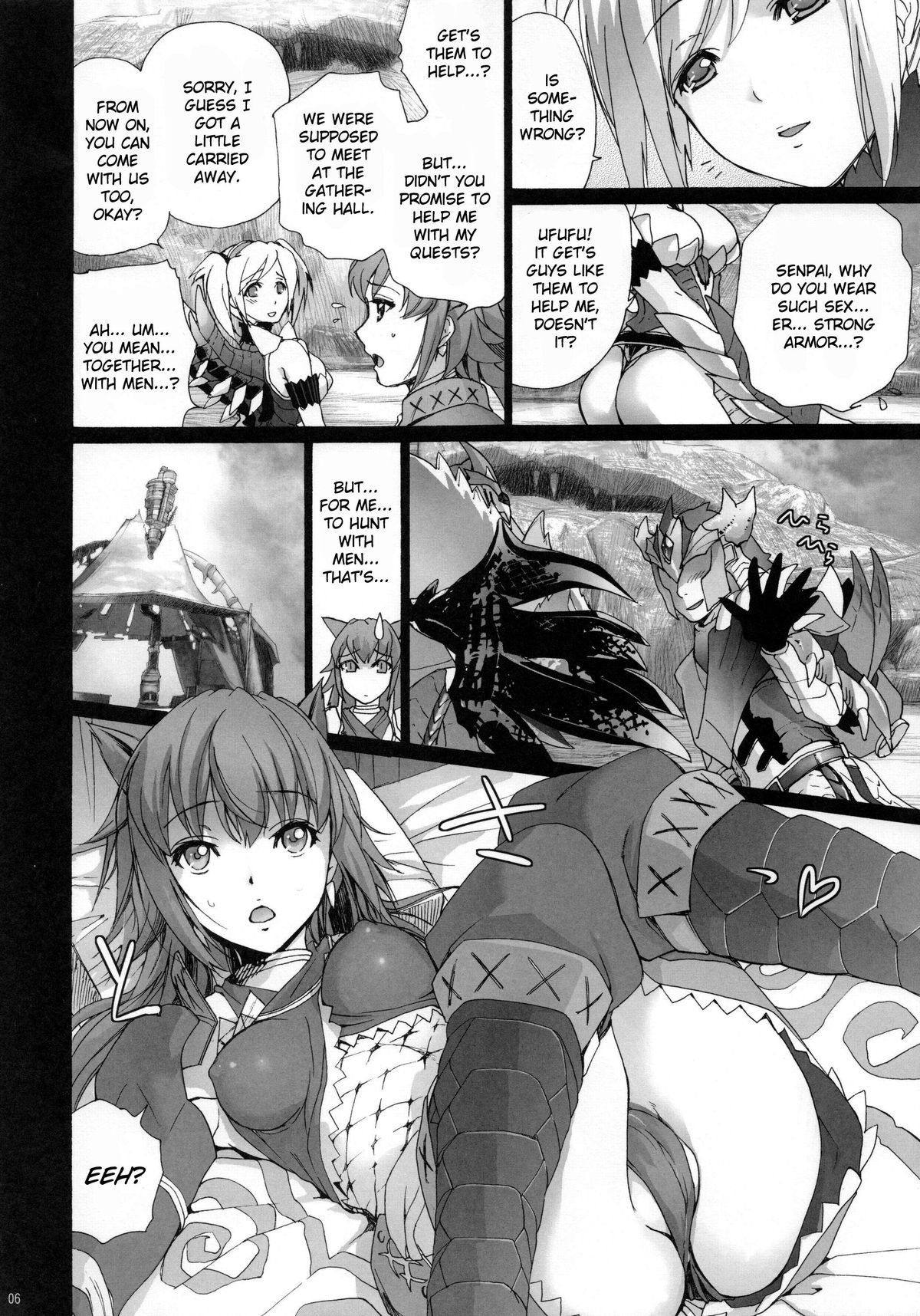 (C80) [インペリアルチキン (藤坂空樹)] HunterSkill ERO+1 (モンスターハンター) [英訳]