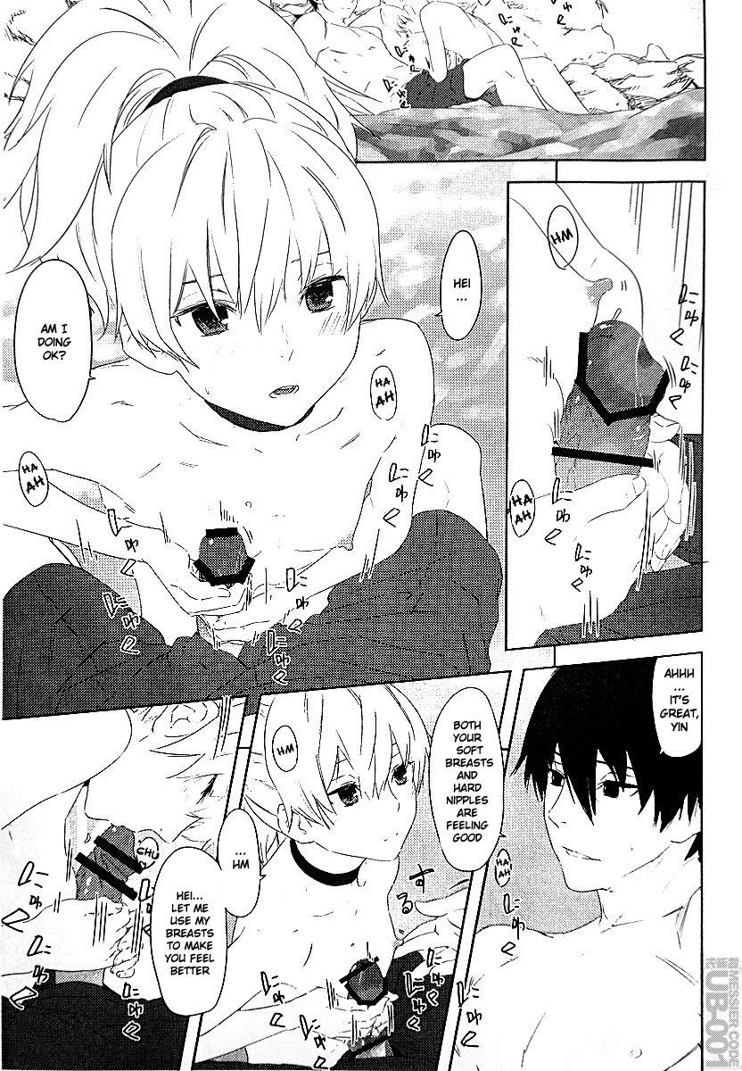 (C80) [アジサイデンデン (川上六角)] おっぱいで銀ちゃん本 (DARKER THAN BLACK -黒の契約者-) [英訳]