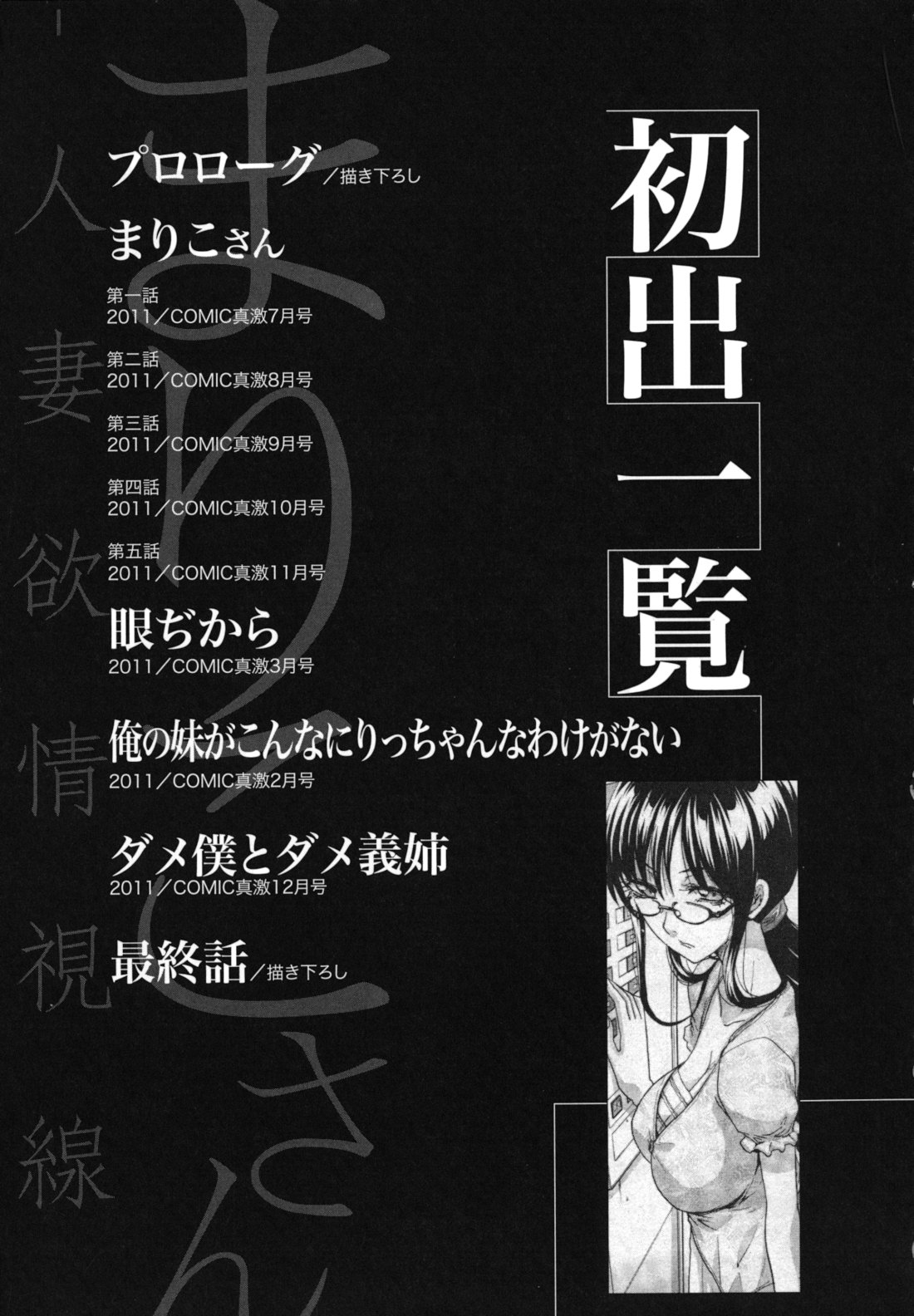 [板場広し] まりこさん -人妻欲情視線-