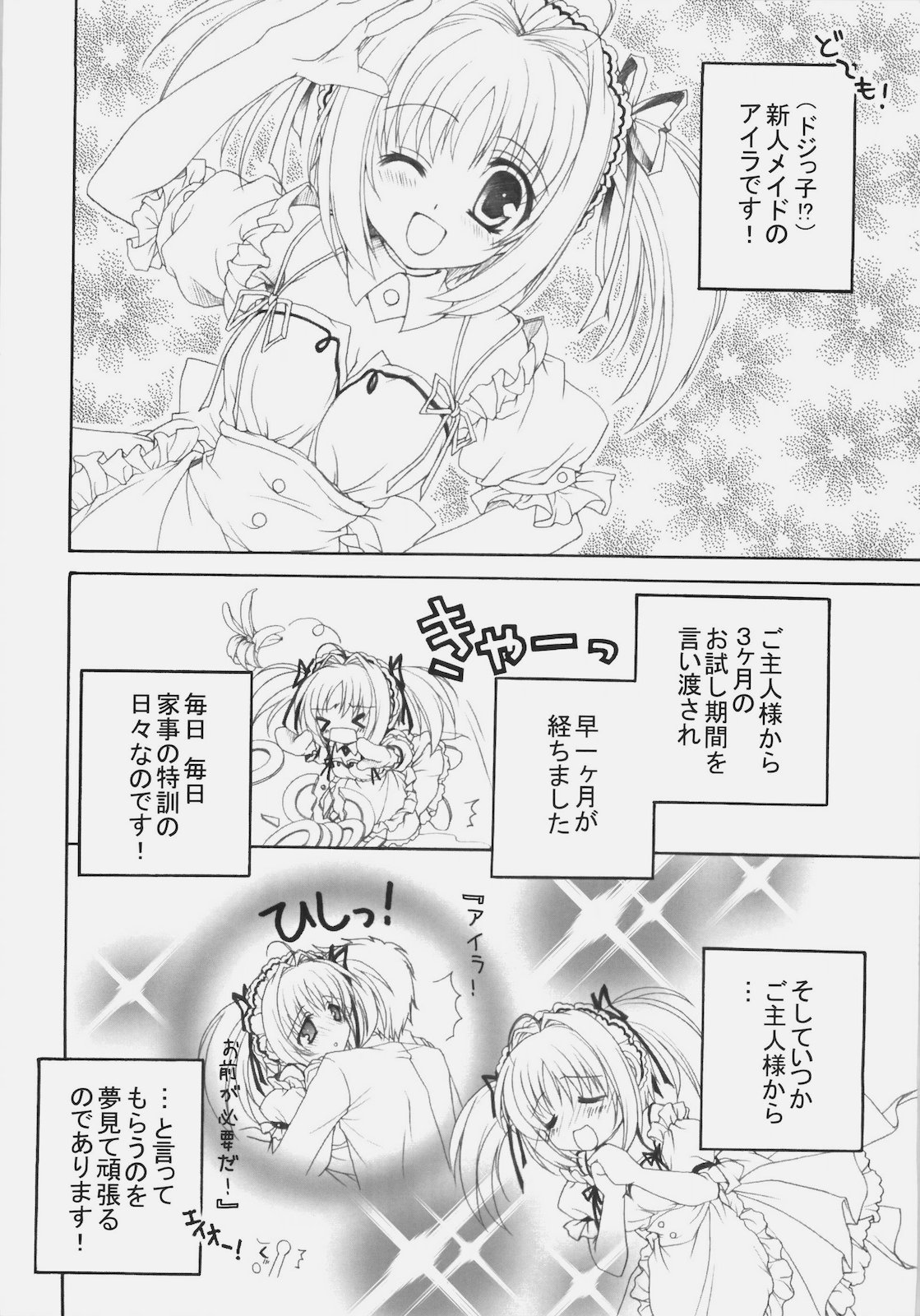 (C78) [ぴょんぴょろりん (あここ。)] メイドのすすめ！？～1ヶ月目なのですよ。の巻～