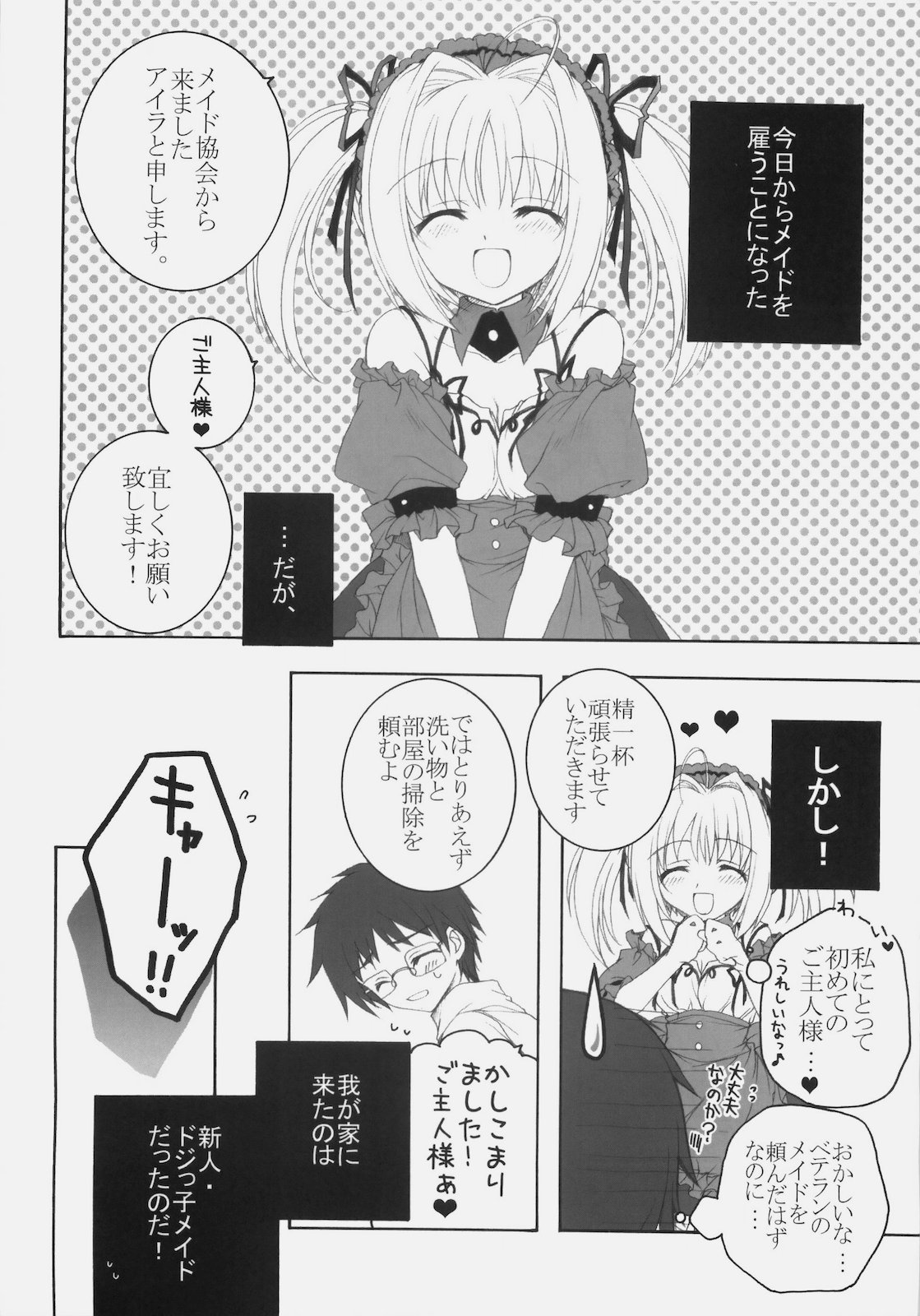 (C78) [ぴょんぴょろりん (あここ。)] メイドのすすめ！？～1ヶ月目なのですよ。の巻～