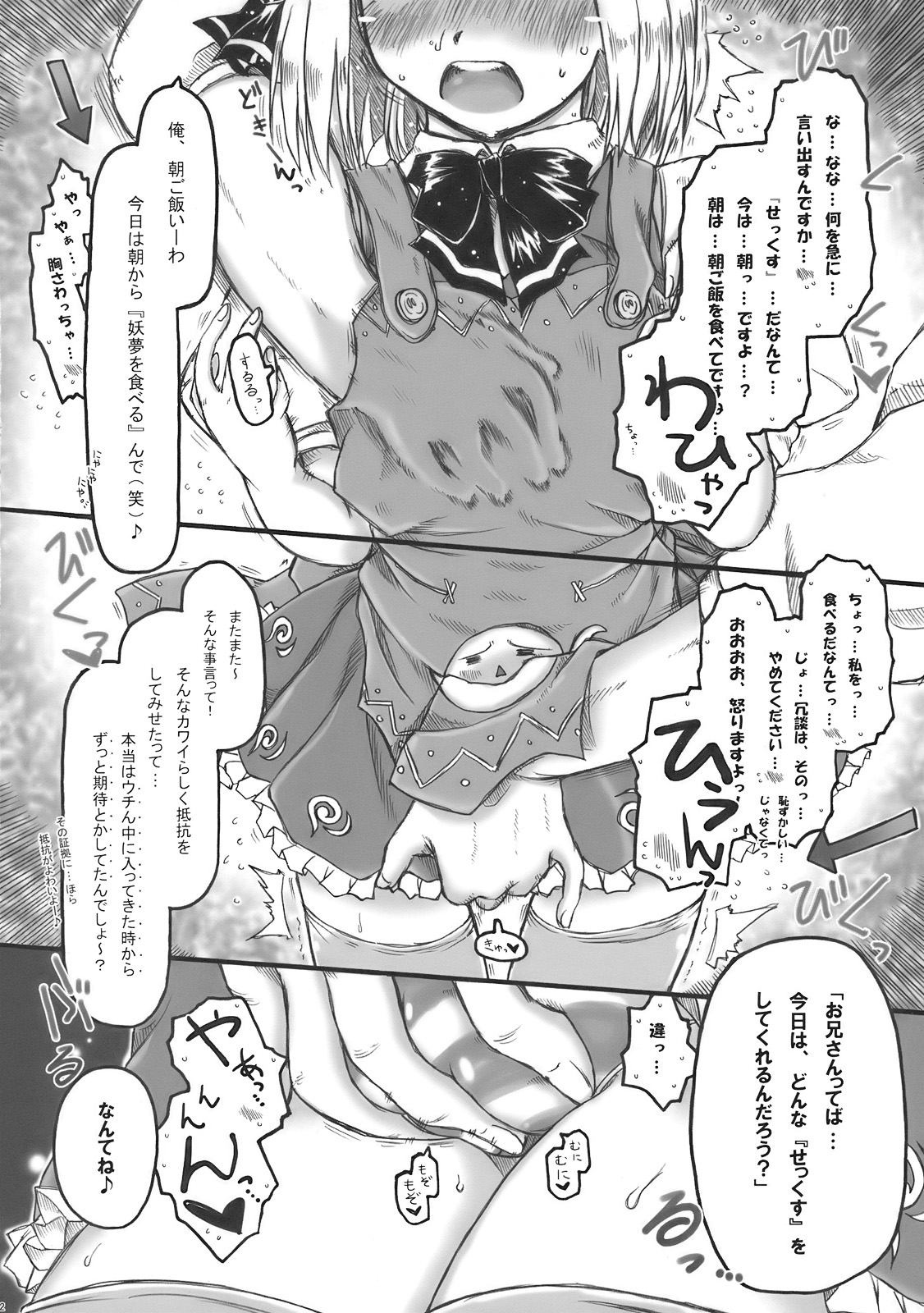 (COMIC1☆4) [暗黒暴走組 (アイヌマニア)] みょんな通い妻はいかがでしょう? (東方Project)