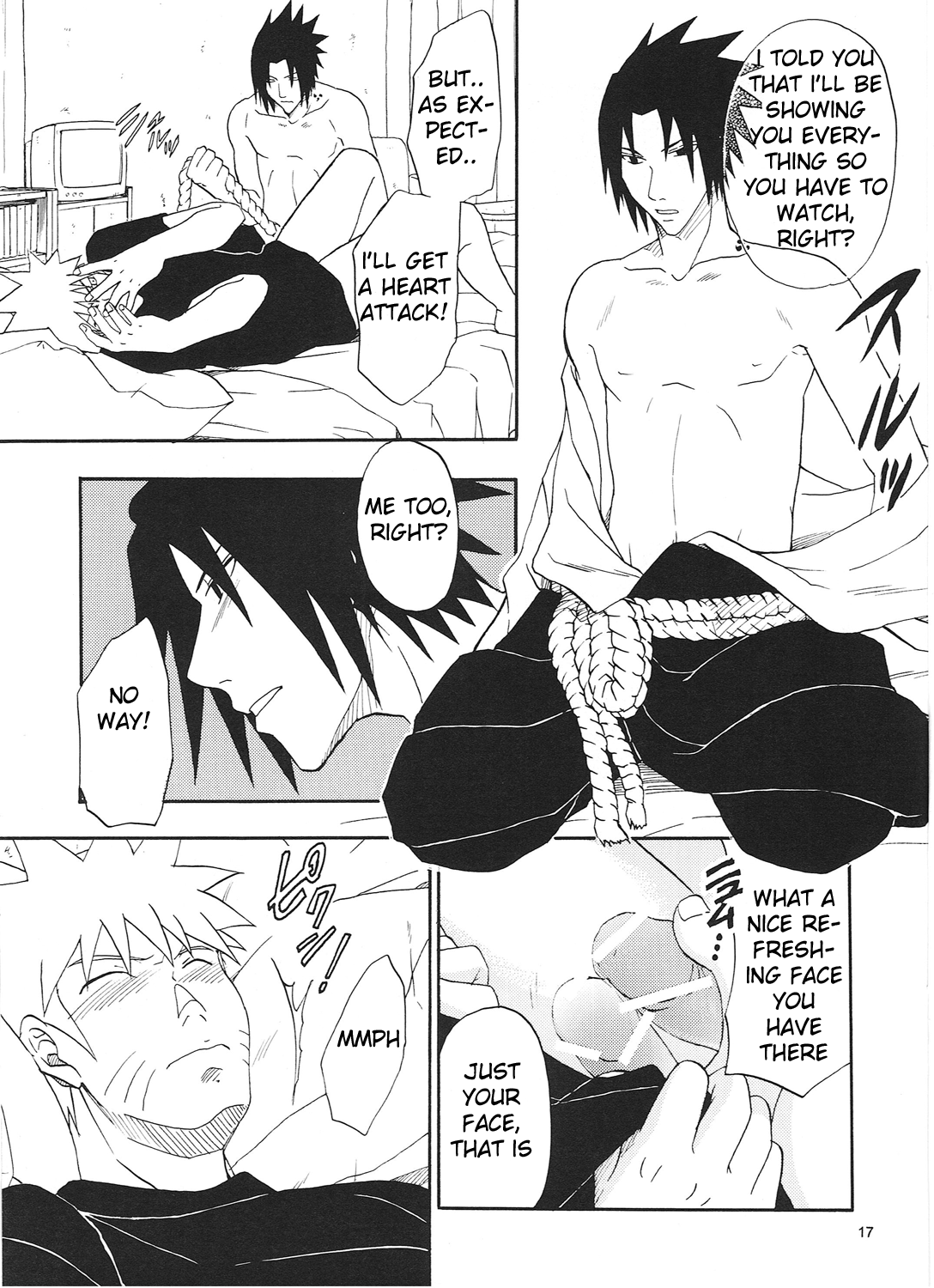 (薔薇の紅茶会2) [うずうずカンパニー (獅子丸)] R-18 SASUKE×NARUTO (NARUTO -ナルト-)