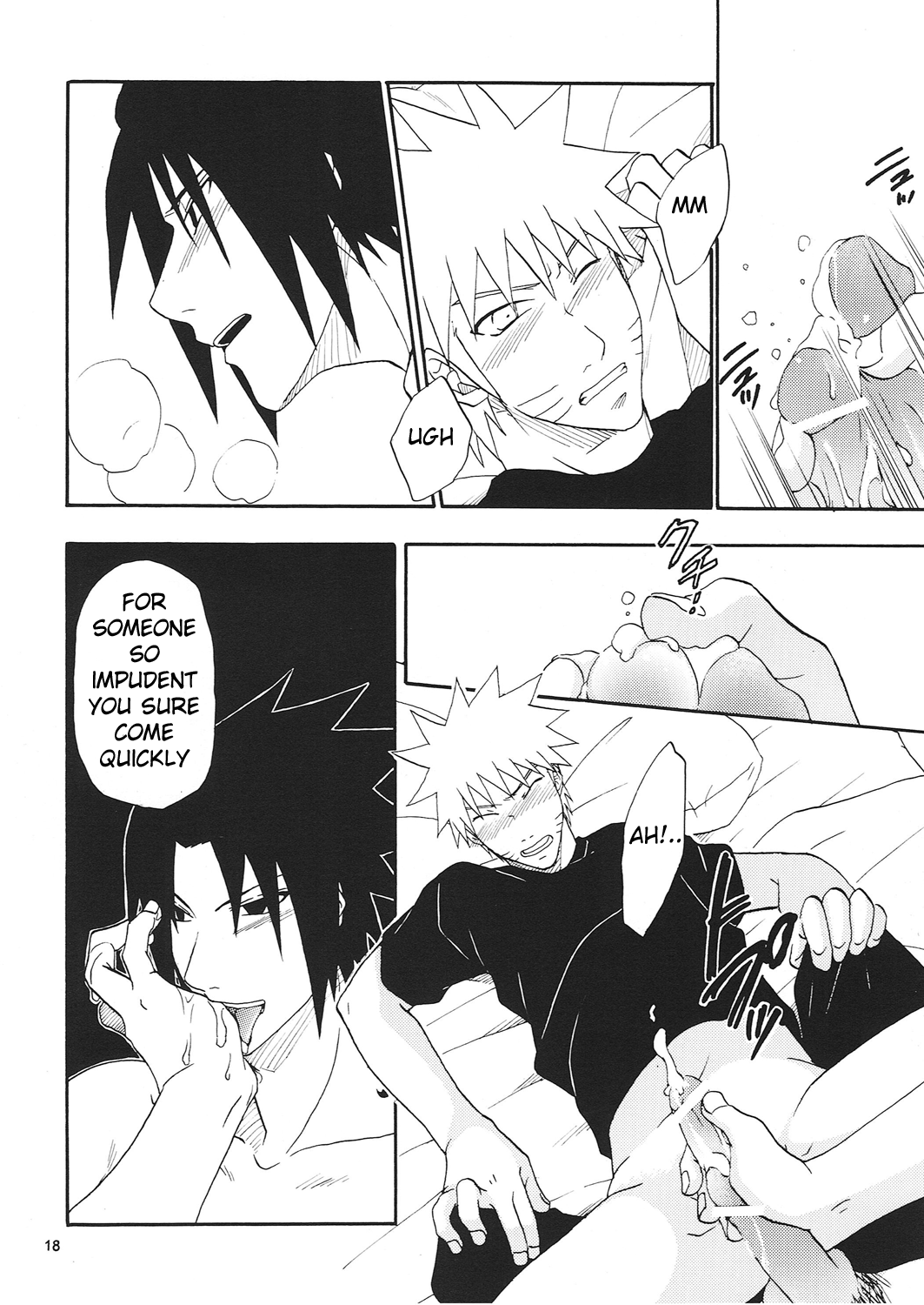 (薔薇の紅茶会2) [うずうずカンパニー (獅子丸)] R-18 SASUKE×NARUTO (NARUTO -ナルト-)