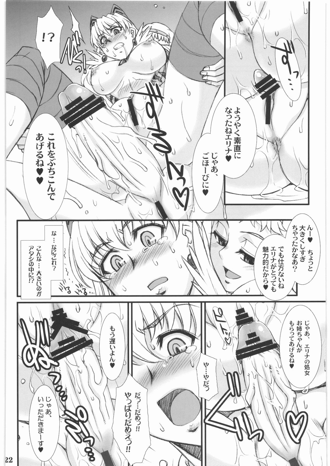 (COMIC1☆3) [H.B (B-RIVER)] -ヴァンス陥落- 白虎蹂躙 (クイーンズブレイド)