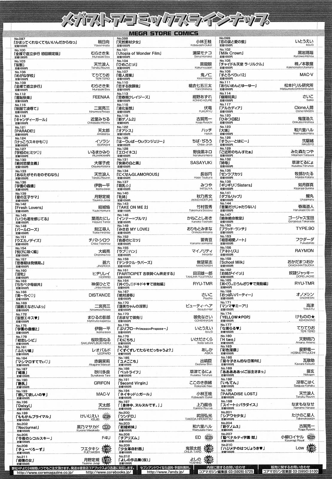 コミックメガストアH 2009年4月号