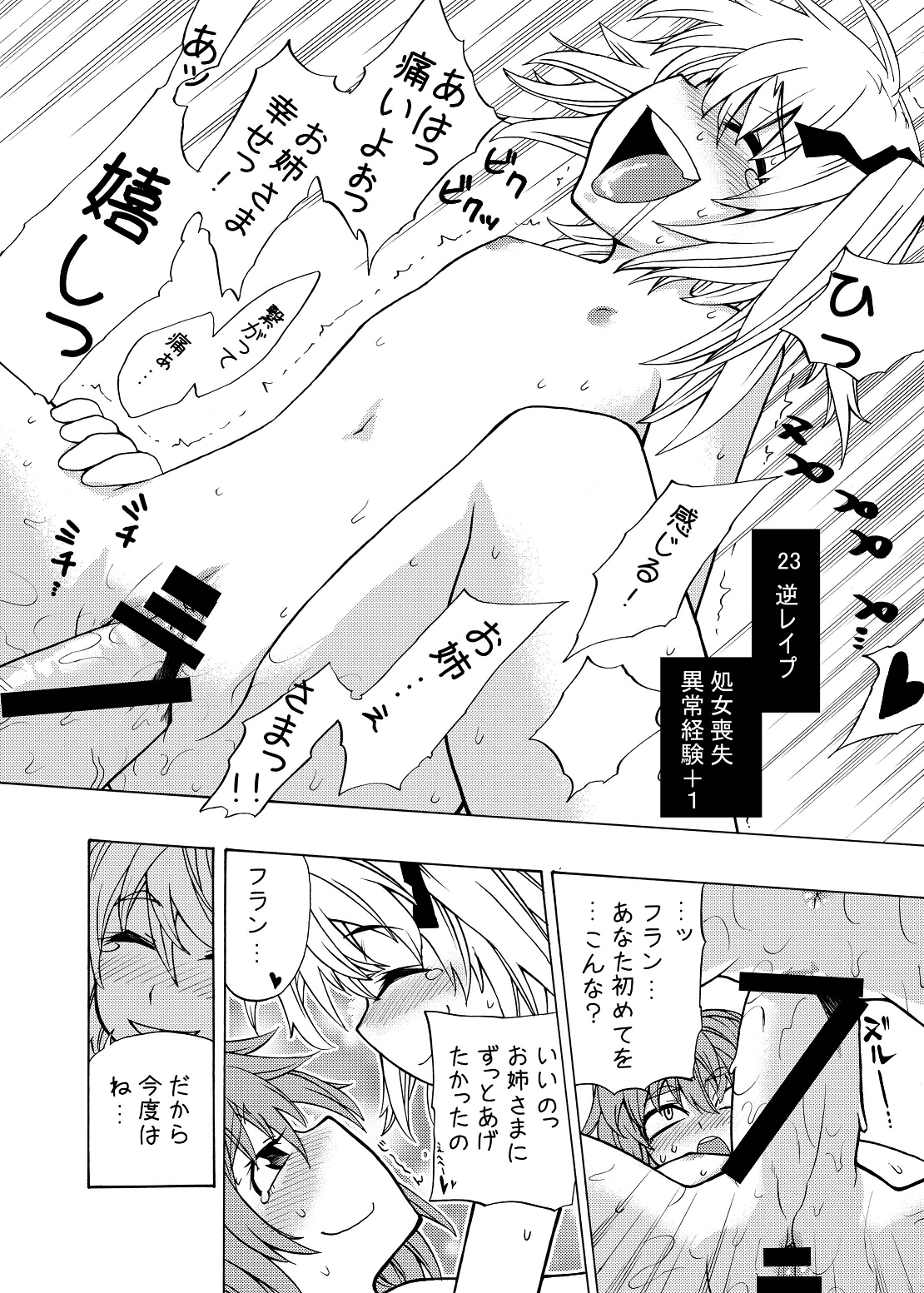 (C75) [雪陽炎 (KANZUME)] eraかったね!フランちゃん! (東方Project)
