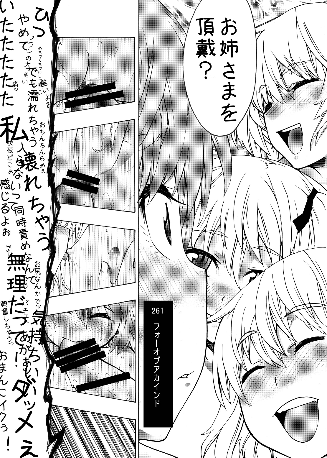 (C75) [雪陽炎 (KANZUME)] eraかったね!フランちゃん! (東方Project)