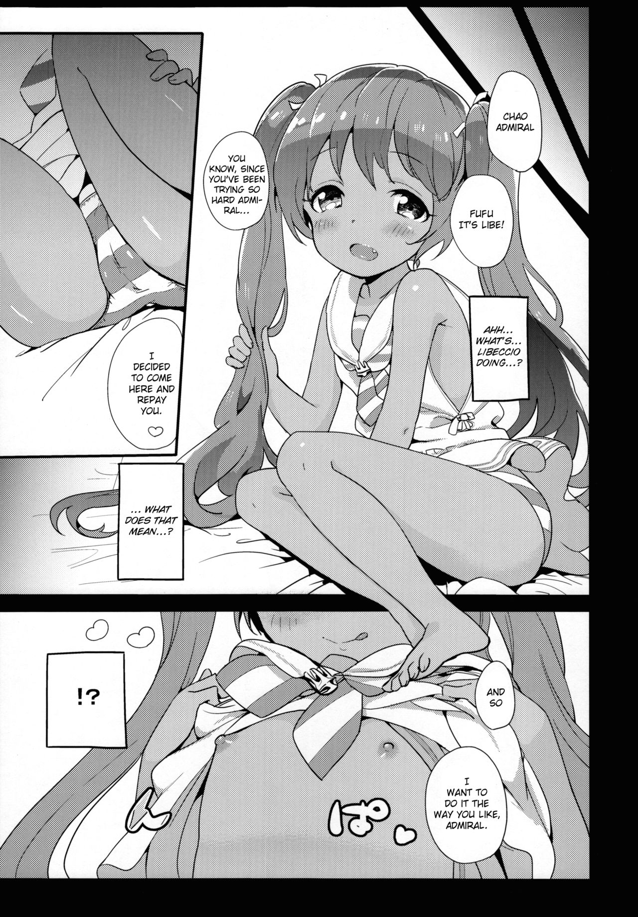 (C89) [バンノウツマヨウジイレ (微糖)] りべっちおの桃尻どるちぇ (艦隊これくしょん -艦これ-) [英訳]