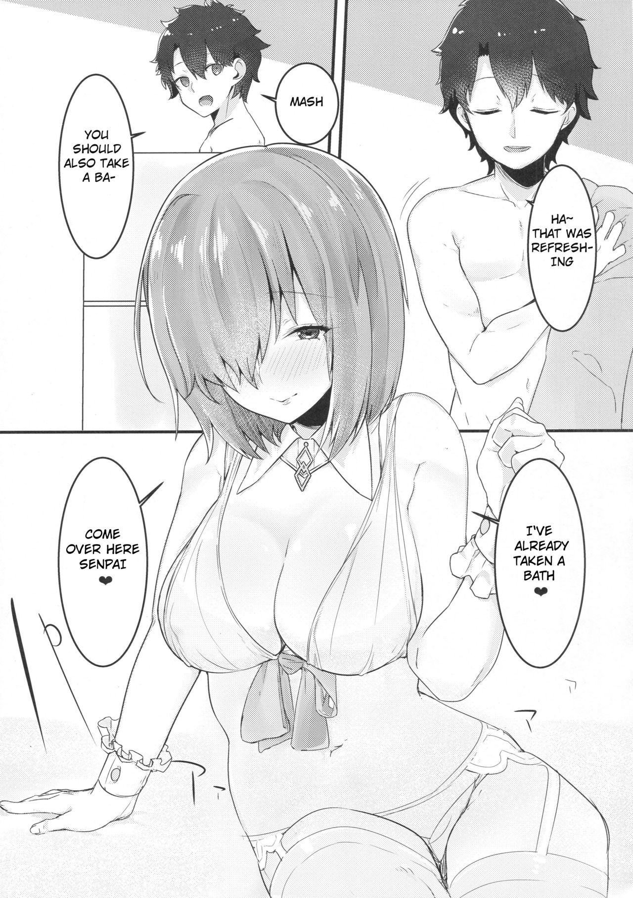 (C93) [おふとんでスヤァ (みつどうえ)] えっちしましゅ (Fate/Grand Order) [英訳]