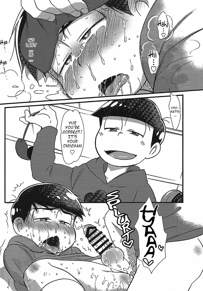 (恋は絶好ちょうなんダ!誕生日スペシャル) [松Cha。 (まっちゃ)] 松野家次男は兄弟が大好き (おそ松さん) [英訳]