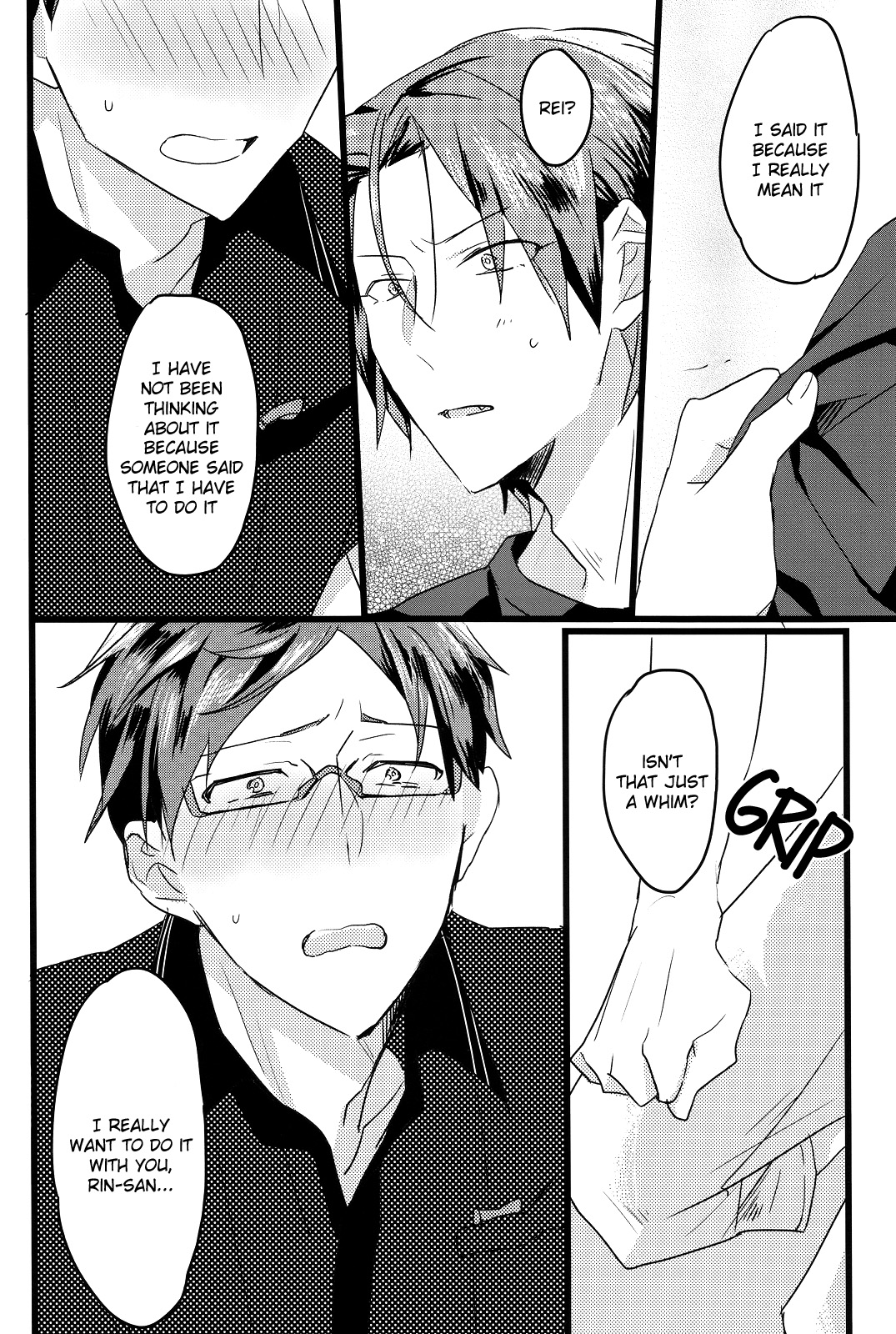(C86) [からっぽ (1103)] ファースト・タイム (Free!) [英訳]
