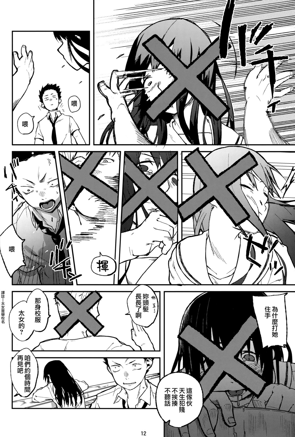(C86) [リンクリングリン (夏目系)] こえのゆくえ (聲の形) [中国翻訳]