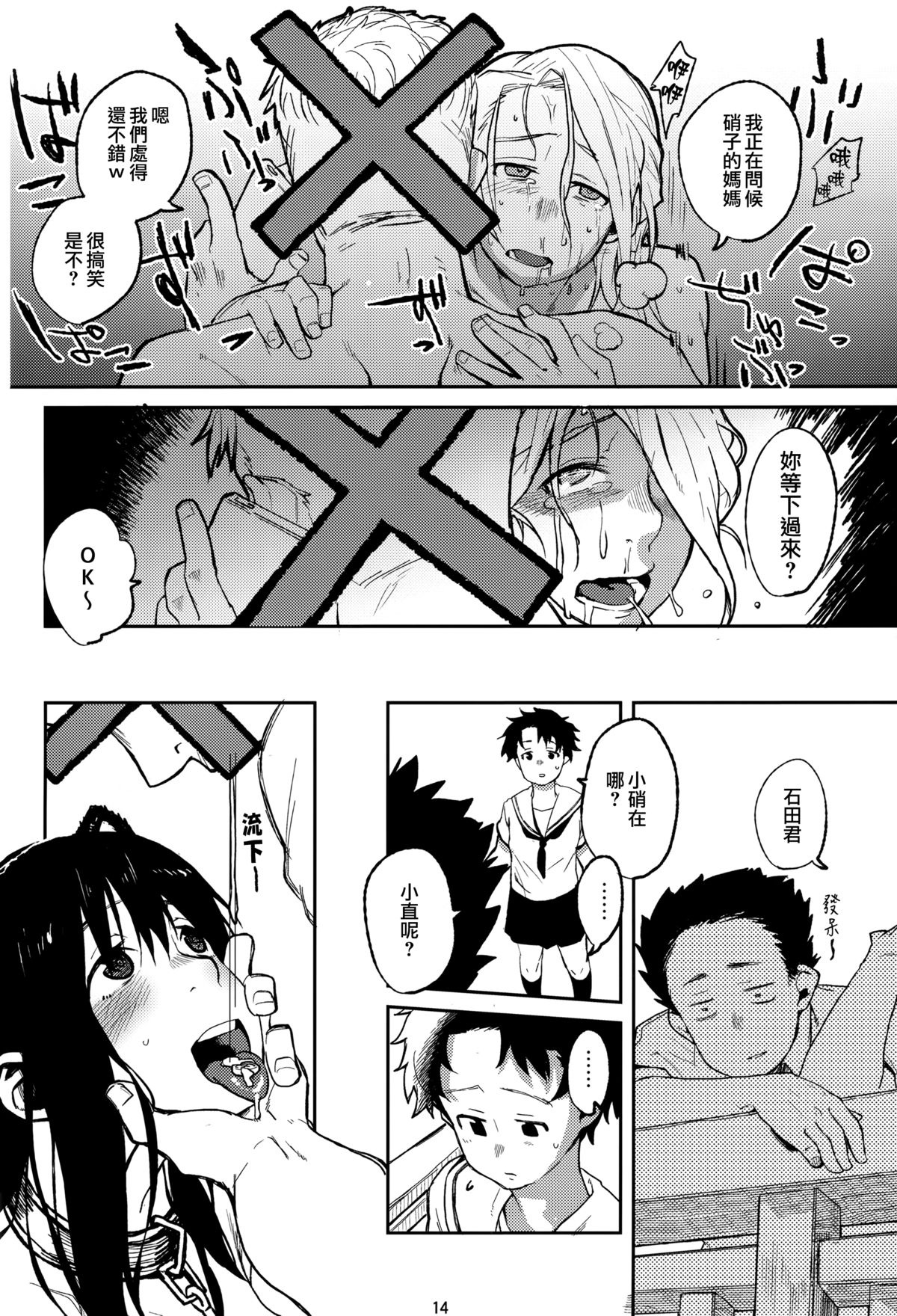 (C86) [リンクリングリン (夏目系)] こえのゆくえ (聲の形) [中国翻訳]