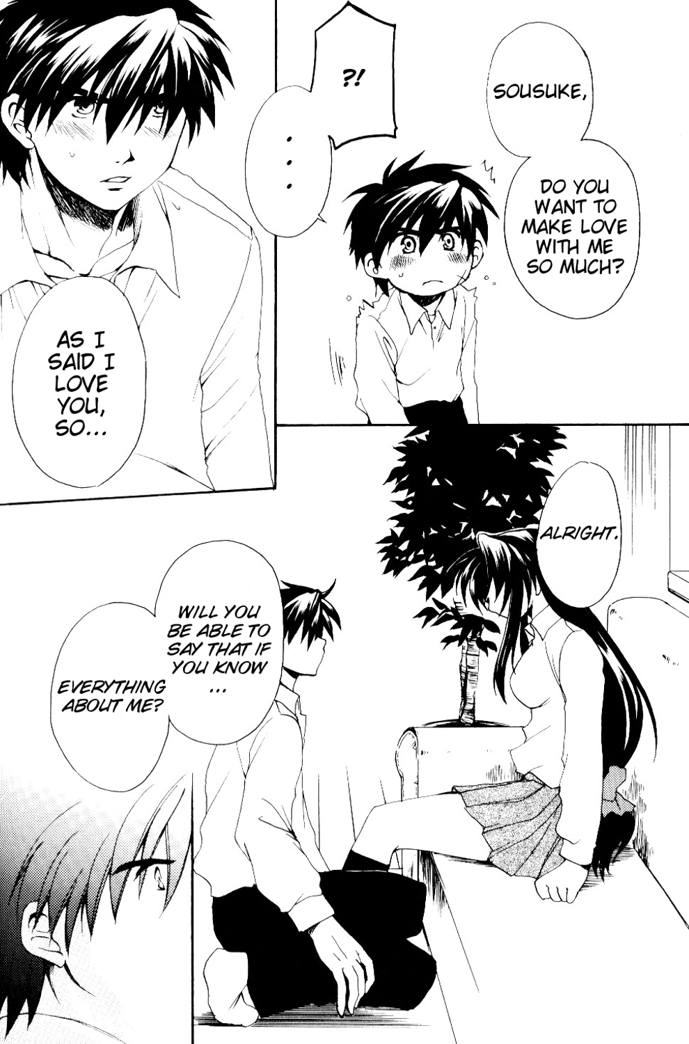 [きなこ屋 (風馬まお, 一条点子)] みそめるふたり (フルメタル・パニック!) [英訳]