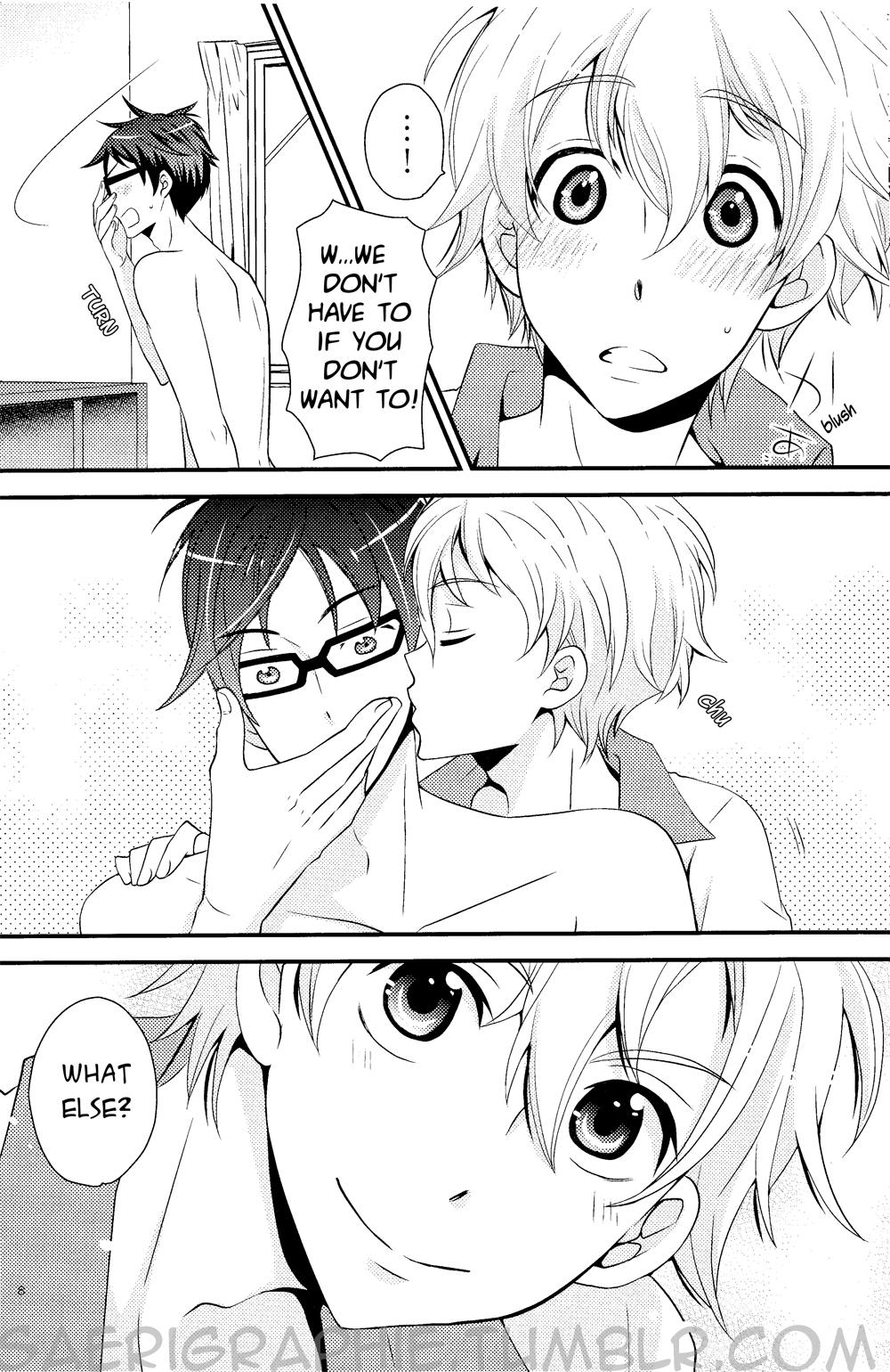 [69station (えきたい)] 恋人が憧れの先輩を好きすぎてつらい (Free!) [英訳]