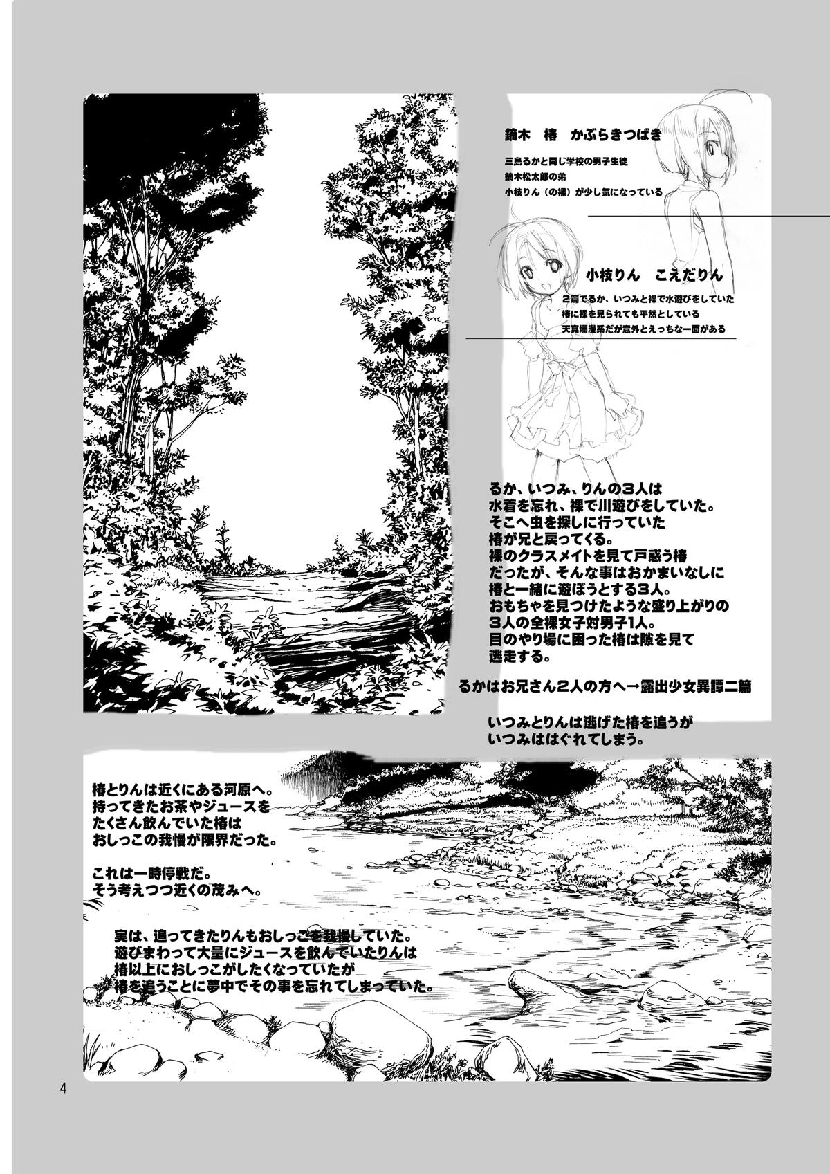 [ろくもんせん (たまはがね)] 露出少女異譚 二.五篇 [DL版]
