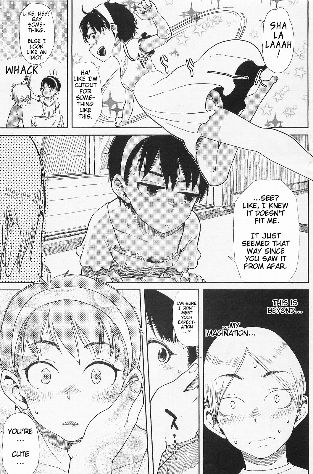 [大守春雨] 女の子っぽい (コミックホットミルク 2010年10月号) [英訳]