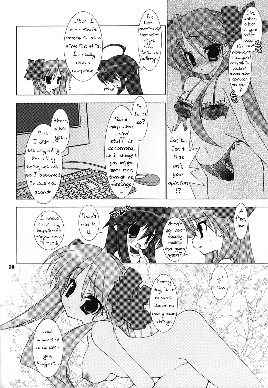 (C74) [甘味処 響 (響星哉)] 星恋 (らき☆すた) [英訳] [ページ欠落]