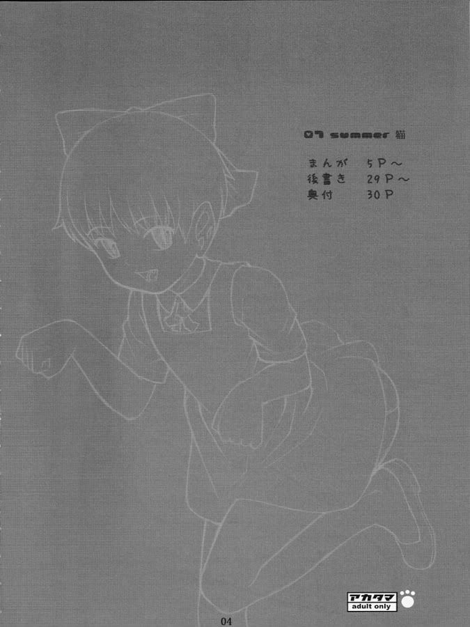 (C72) [アカタマ (桜吹雪ねる)] 07 Summer 猫 (ゲゲゲの鬼太郎)