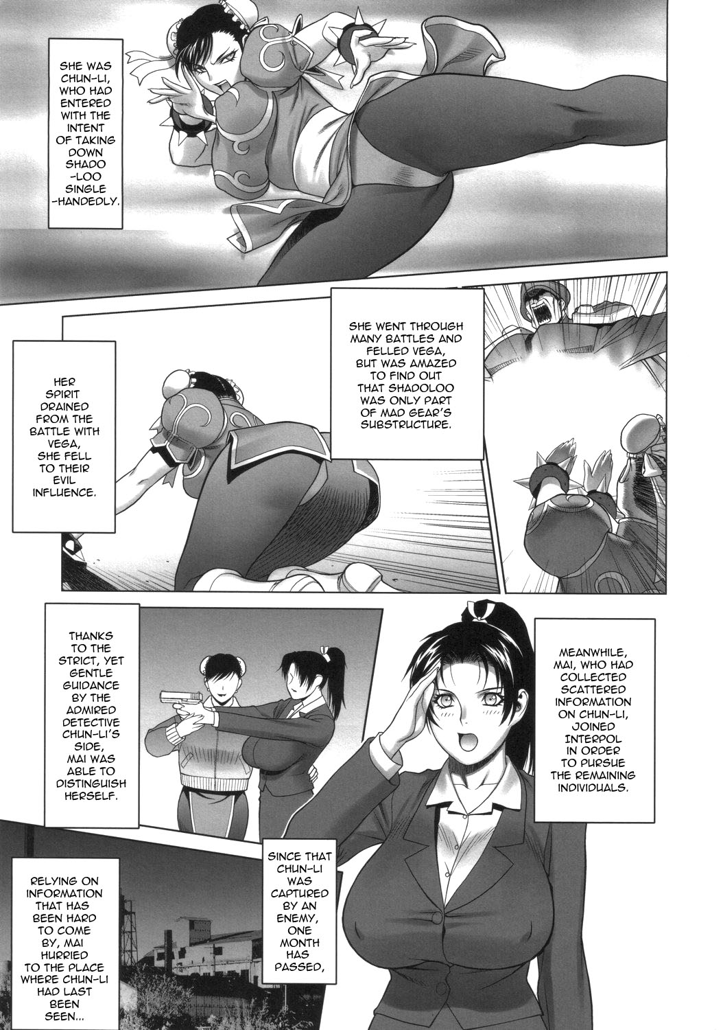 (C72) [もっちー王国 (もっちー)] くノ一地獄変 R-31 (キング･オブ･ファイターズ, ストリートファイター) [英訳]
