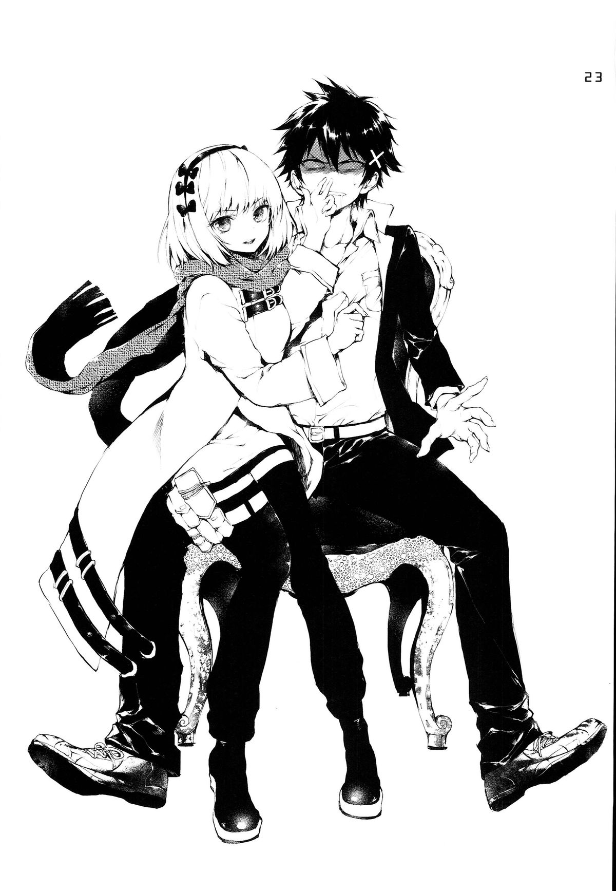 [莉零 (黒磐まどか)] PL/RAY USA (ニセコイ)