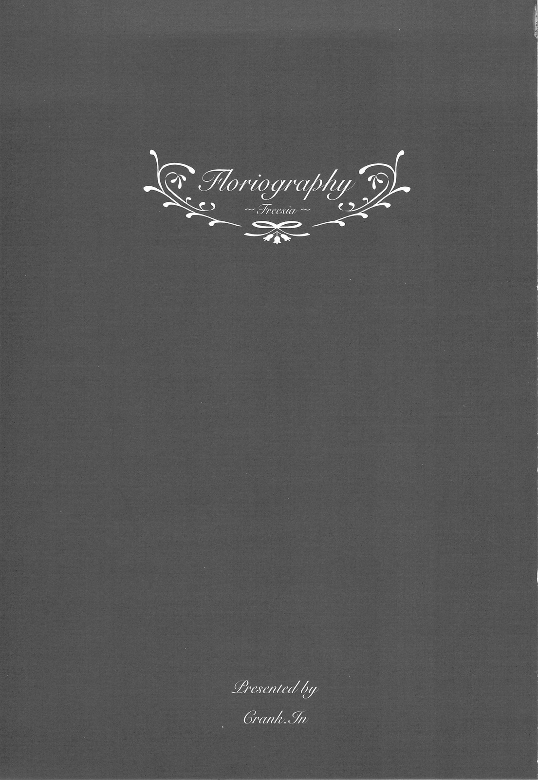 (C76) [クランク・イン (水谷とおる)] Floriography -Freesia- [英訳]
