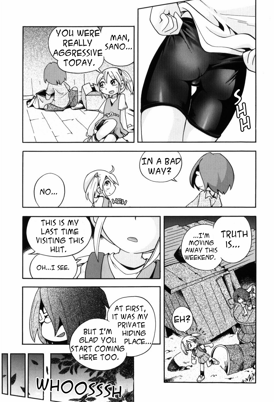 [ほしのふうた] 夕風の小屋 (仔犬のしっぽとお砂糖と) [英訳]