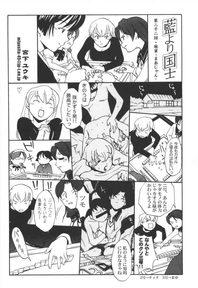 (C63) [あとりえ・ヤン (ヤン)] 初めての夜 (藍より青し)