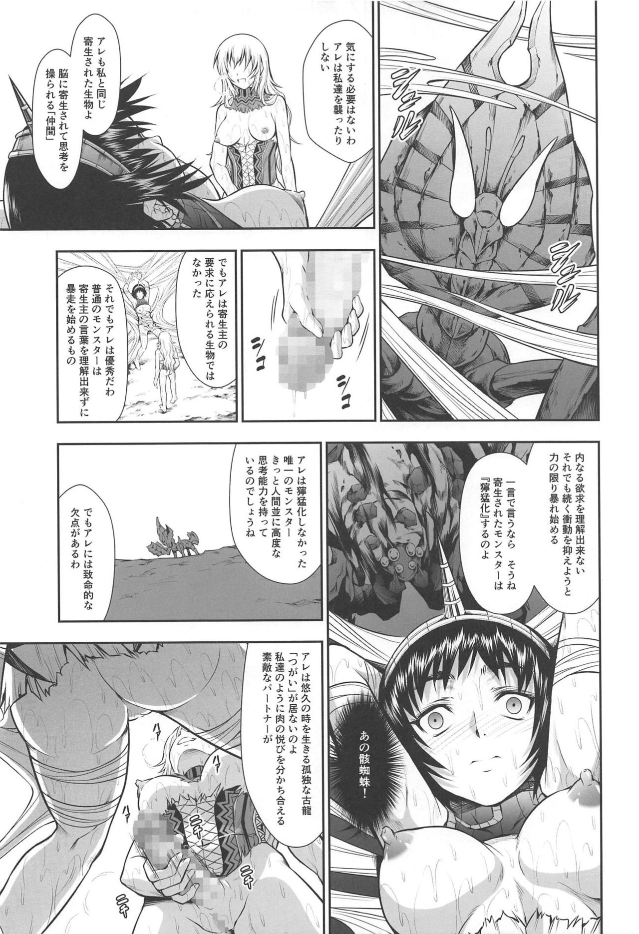 (C93) [Yokohama Junky (魔狩十織)] ペアハンターの生態vol.2-3 (モンスターハンター)