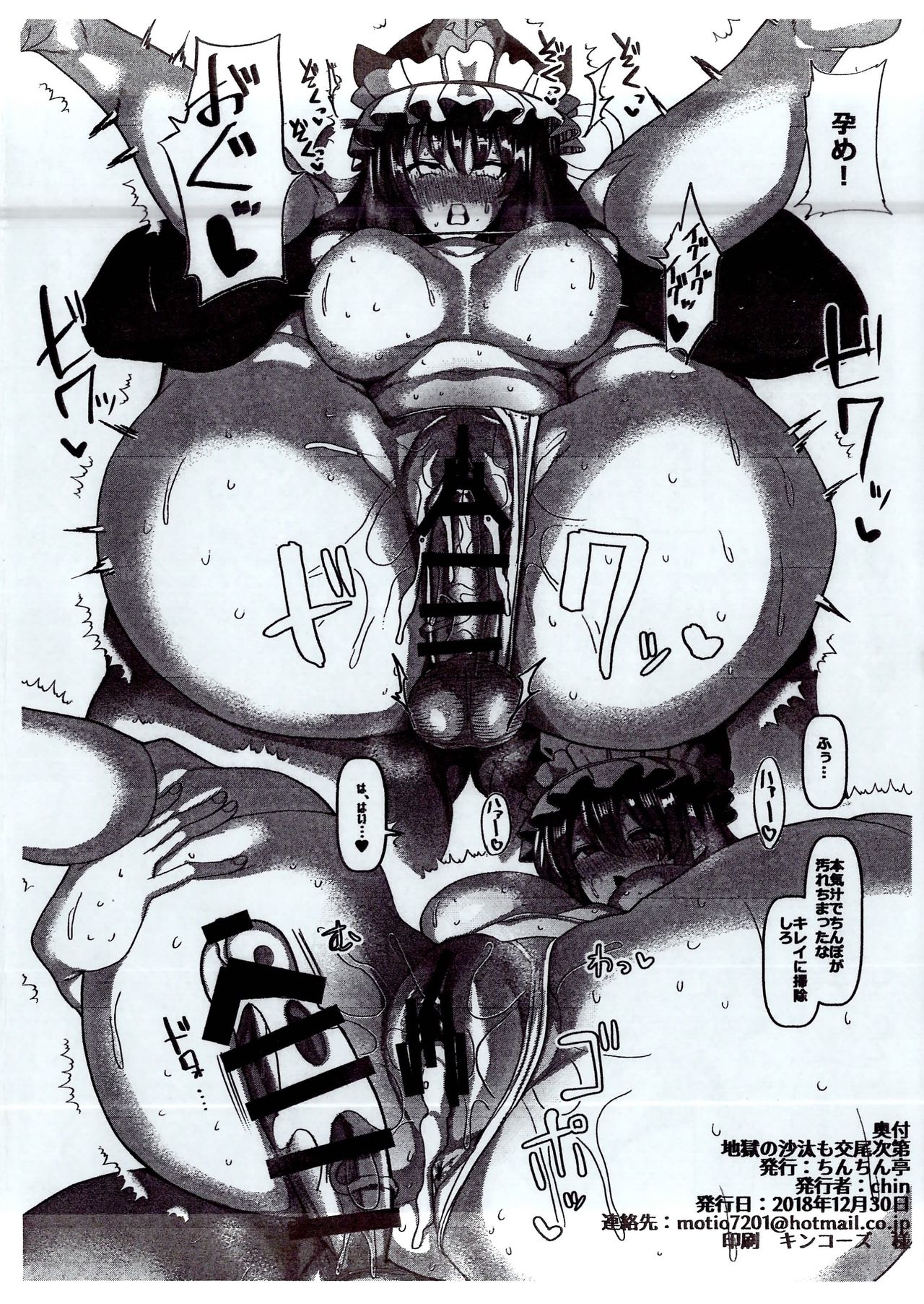 (C95) [ちんちん亭 (chin)] 地獄の沙汰も交尾次第 (東方Project)
