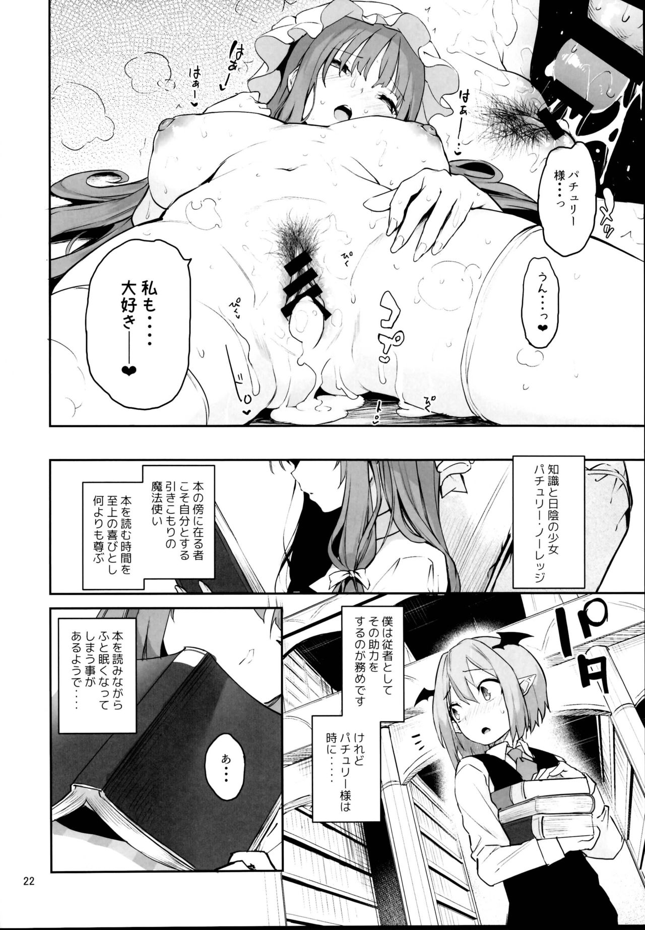 (C95) [あんみつよもぎ亭 (みちきんぐ)] 居眠り上手の大図書館 (東方Project)