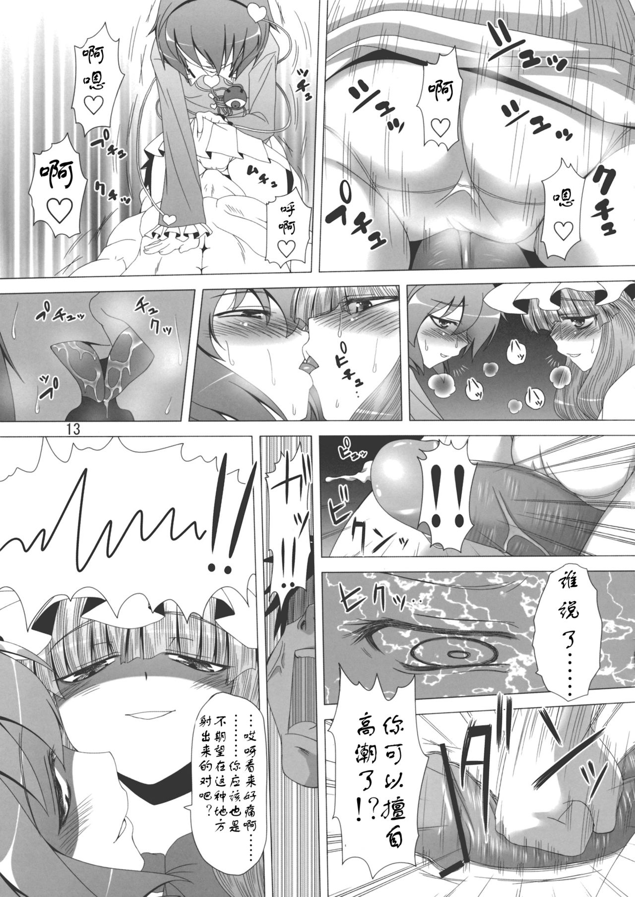 (C79) [響輝 (胃がん星人)] ぱちゅ＋さとにジト目で見下される本 (東方Project) [中国翻訳]