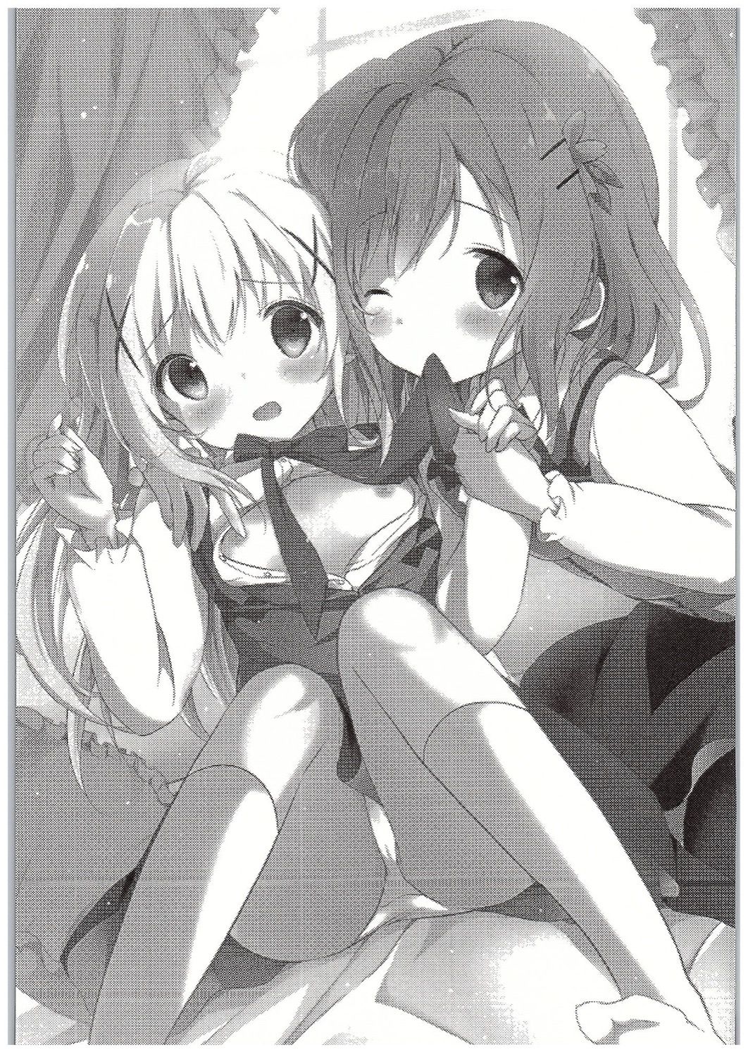 (COMIC1☆10) [あめうさぎ (飴玉コン)] チノちゃんブラつけてないの!? (ご注文はうさぎですか?) [英訳]