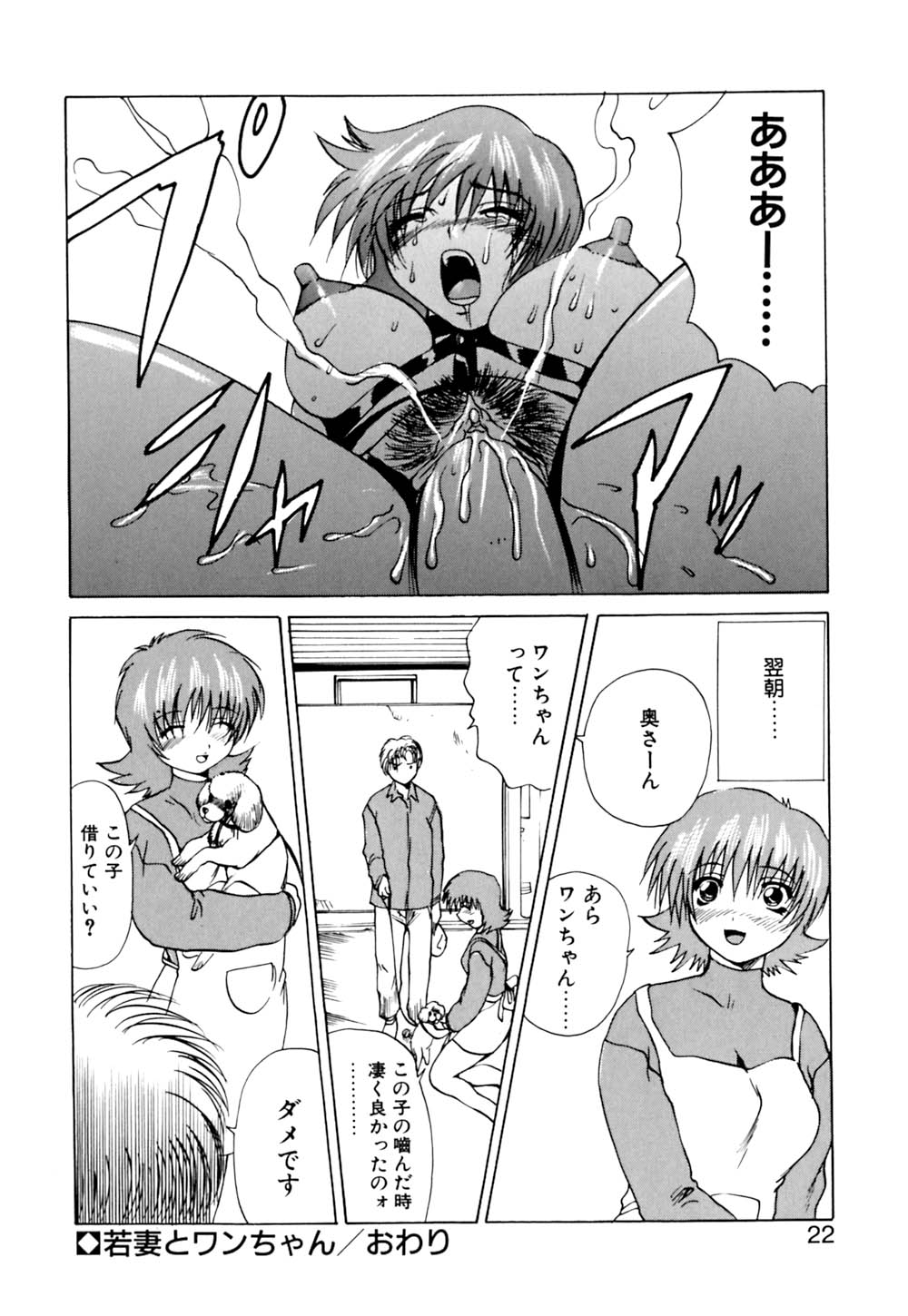[月下冴喜] 若妻とワンちゃん
