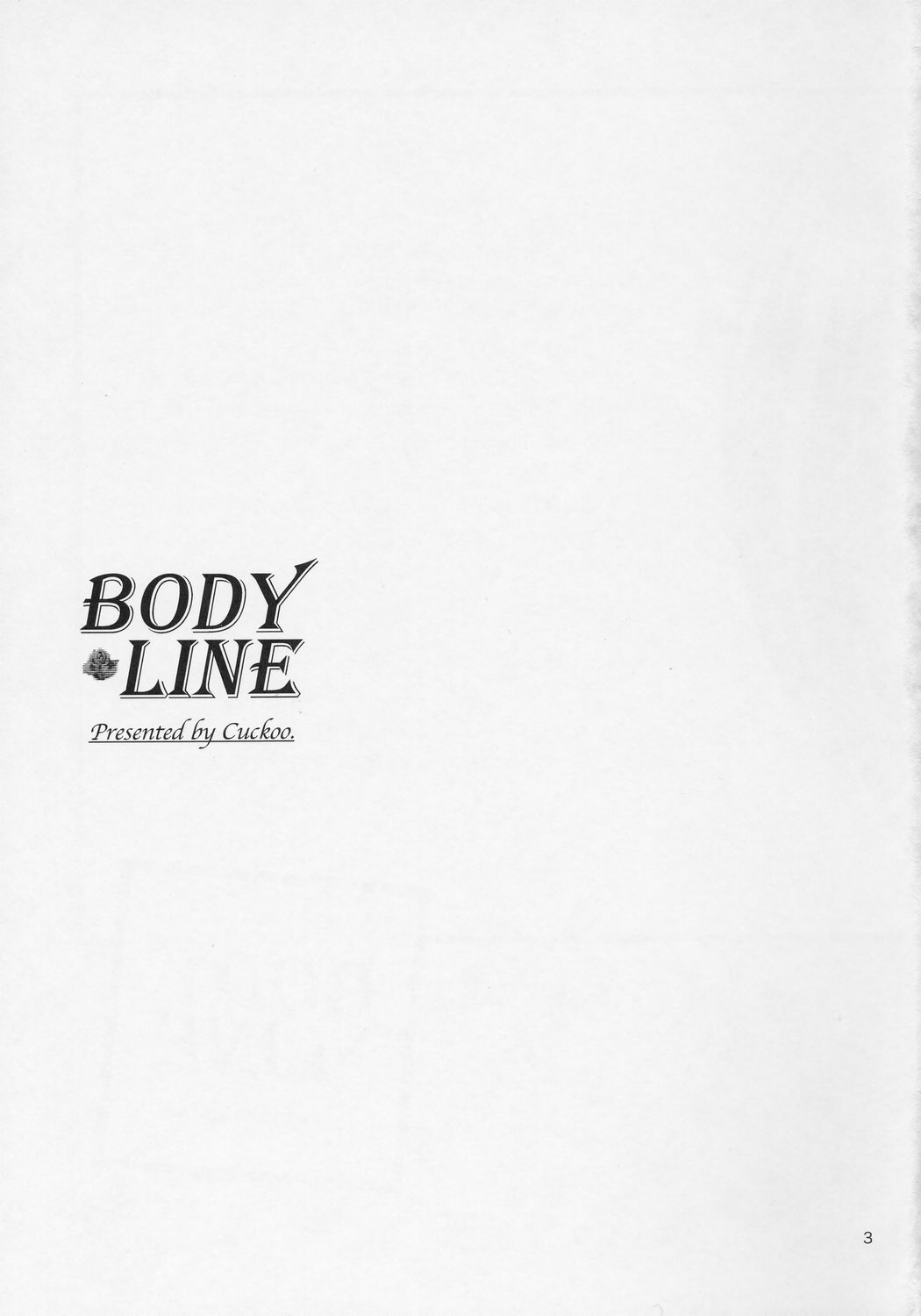 (C68) [なたくのお店 (敦公)] BODY LINE (ローゼンメイデン)