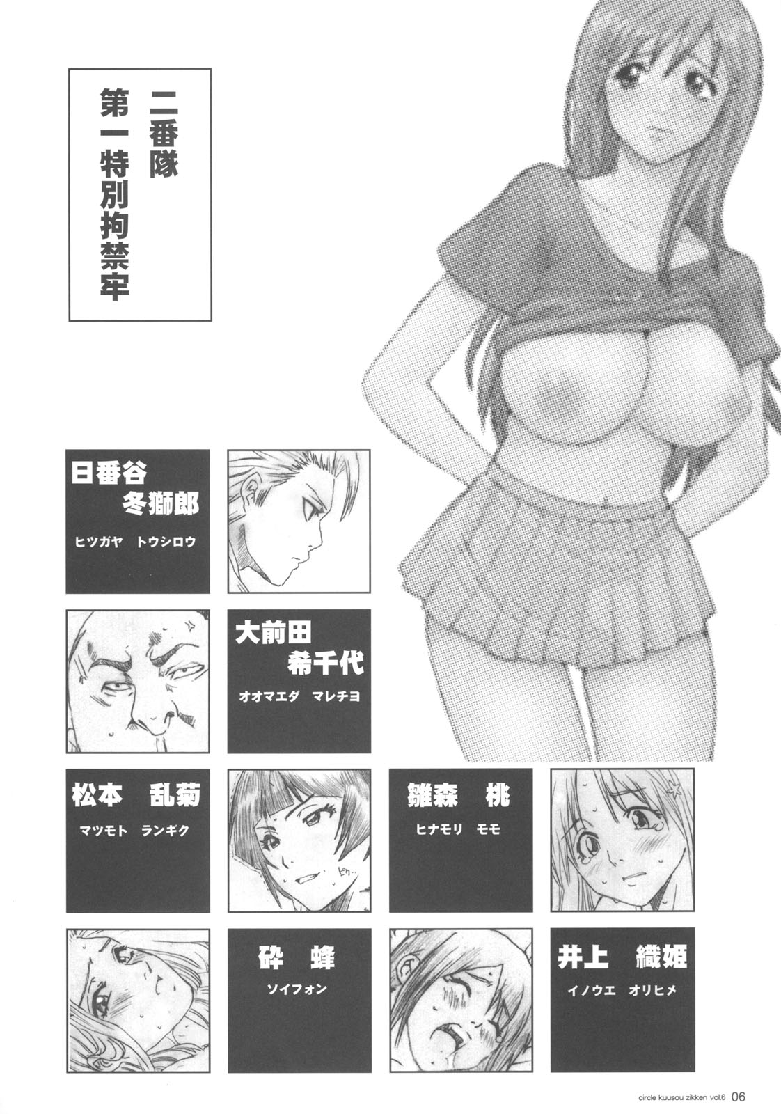 [サークル空想実験 (宗人)] 空想実験 vol.6 (ブリーチ)