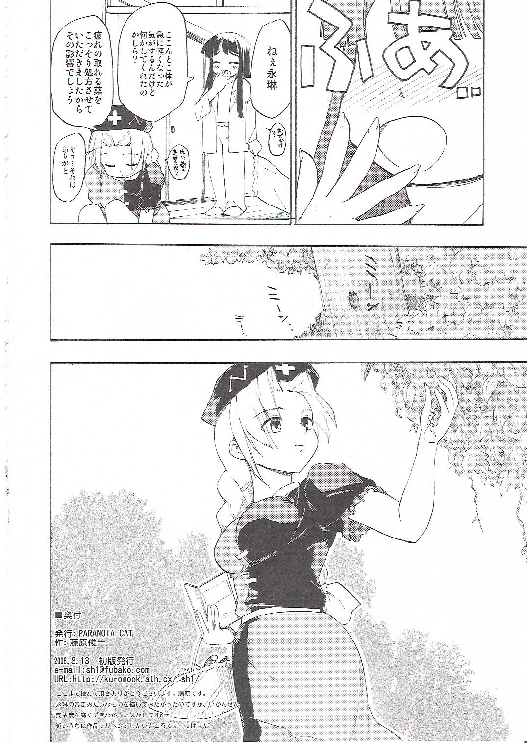 (C70) [PARANOIA CAT (藤原俊一)] 東方浮世絵巻 八意 永琳 (東方Project)