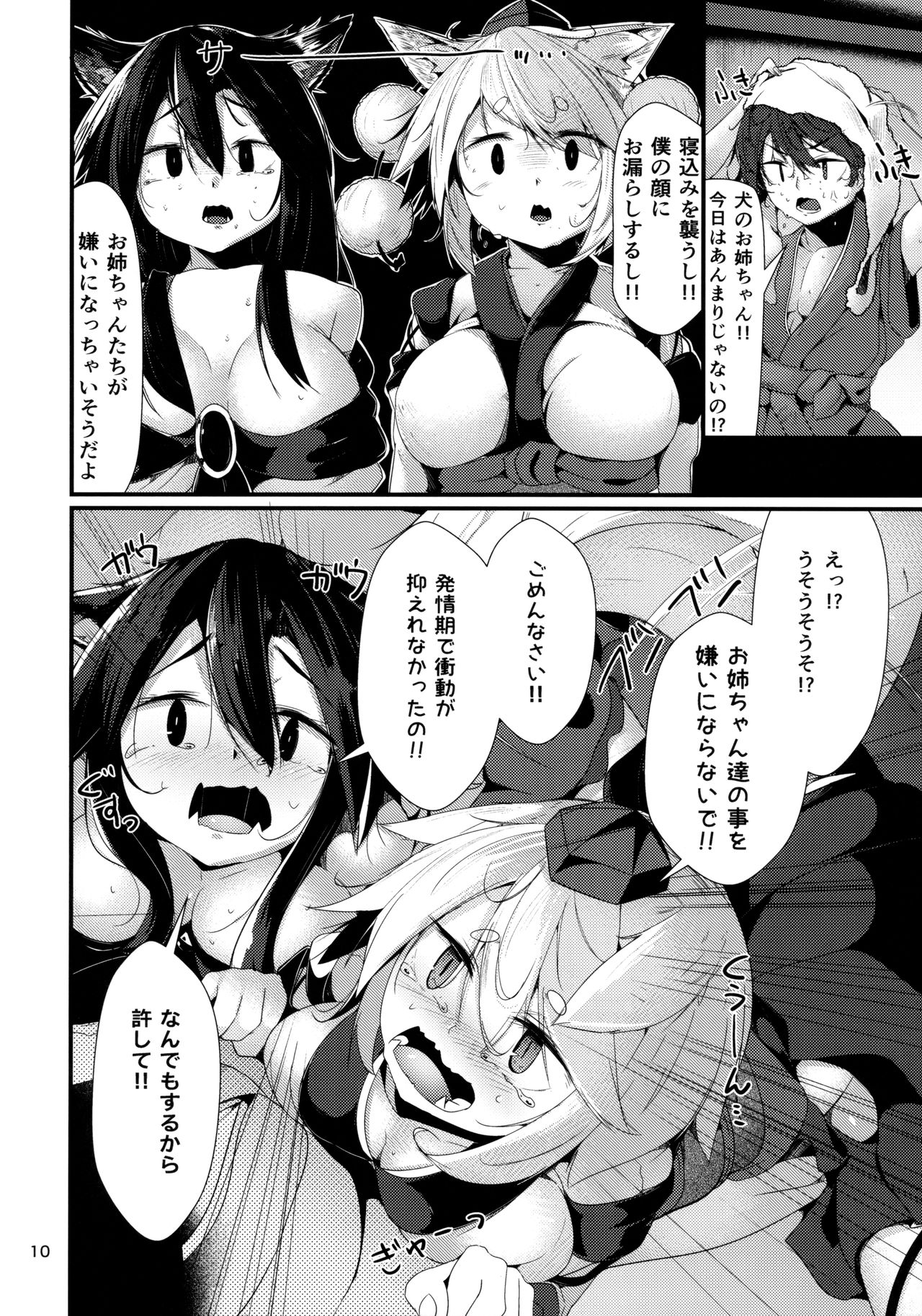 (紅楼夢13) [何かの部屋 (平)] 犬のお姉ちゃん達の発情 躾 (東方Project)